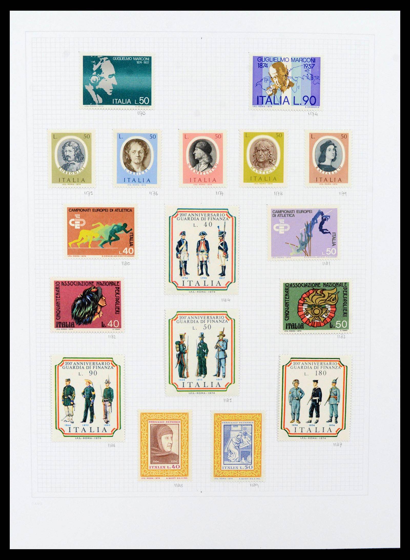 38190 0056 - Stamp collection 38190 Italië 1861-2018!