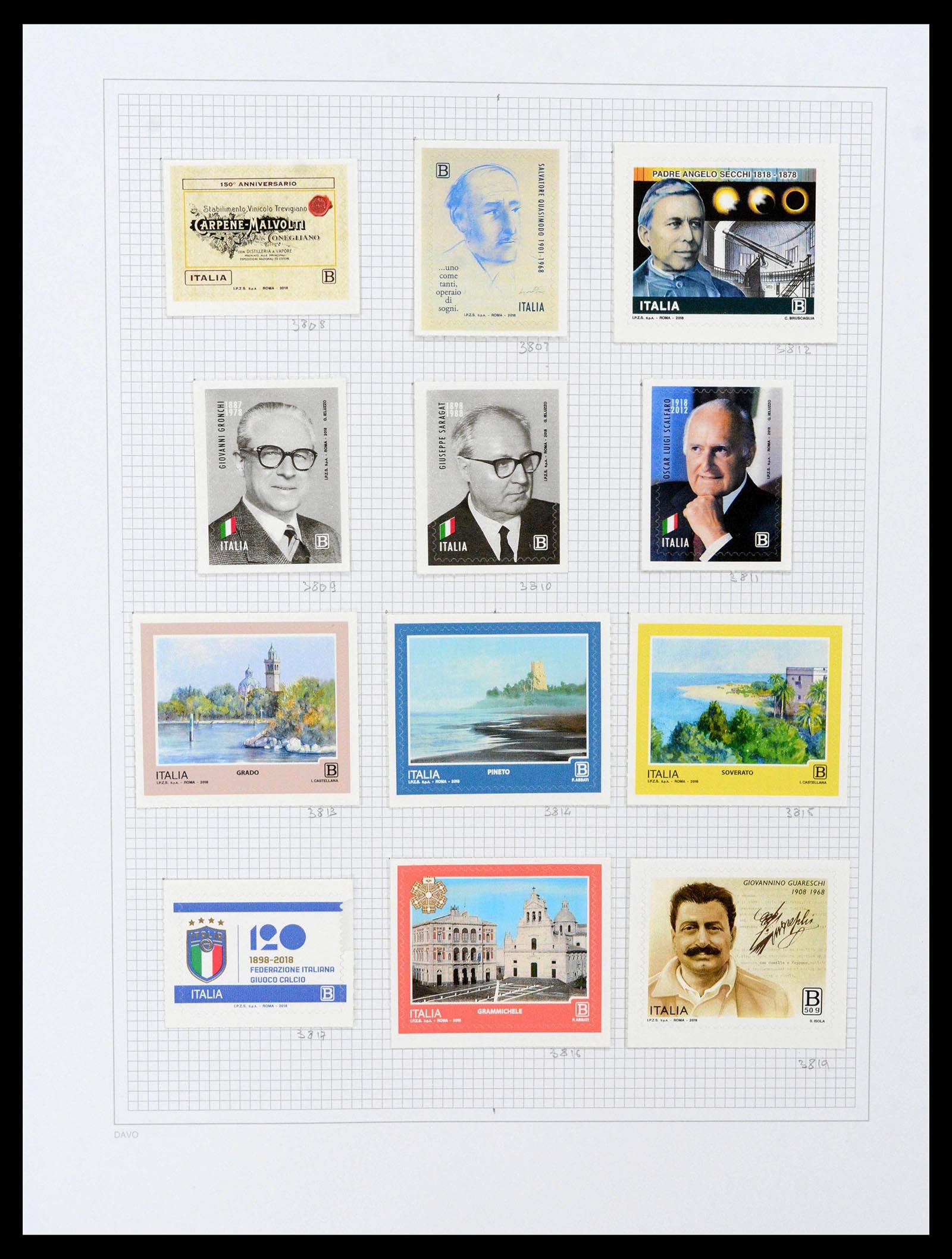 38190 0327 - Stamp collection 38190 Italië 1861-2018!