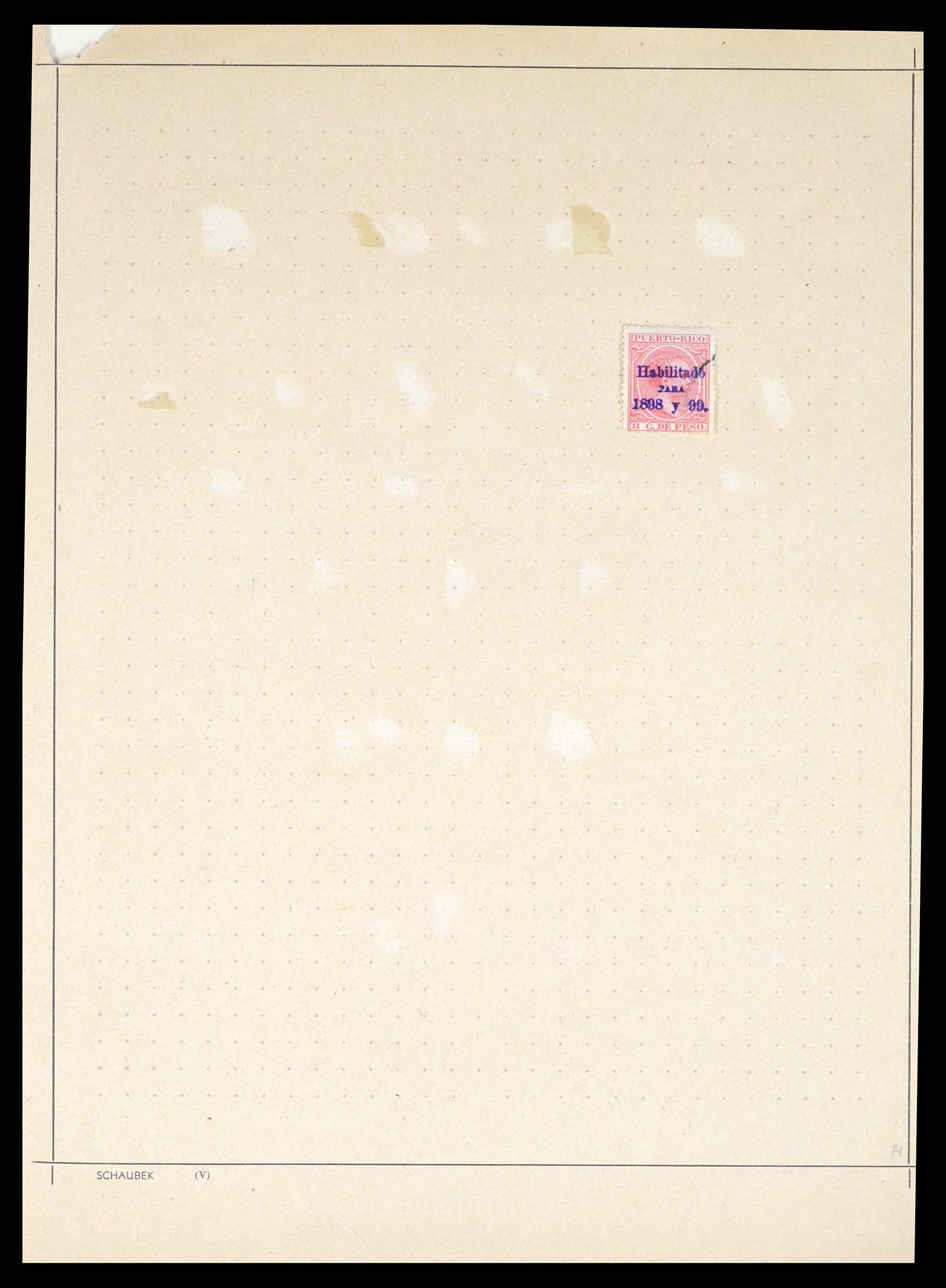 38191 0006 - Postzegelverzameling 38191 Puerto Rico 1855-1900.