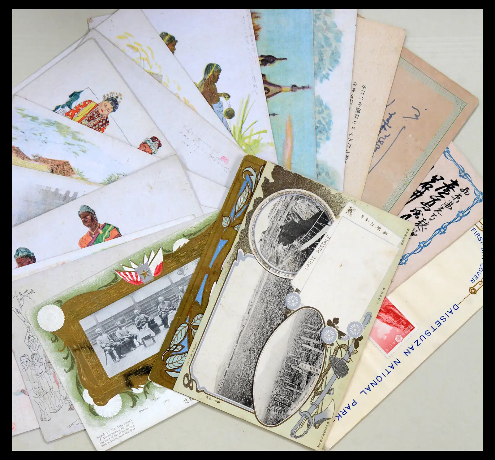 38193 0001 - Stamp collection 38193 Japan sorting lot 1880-1960.