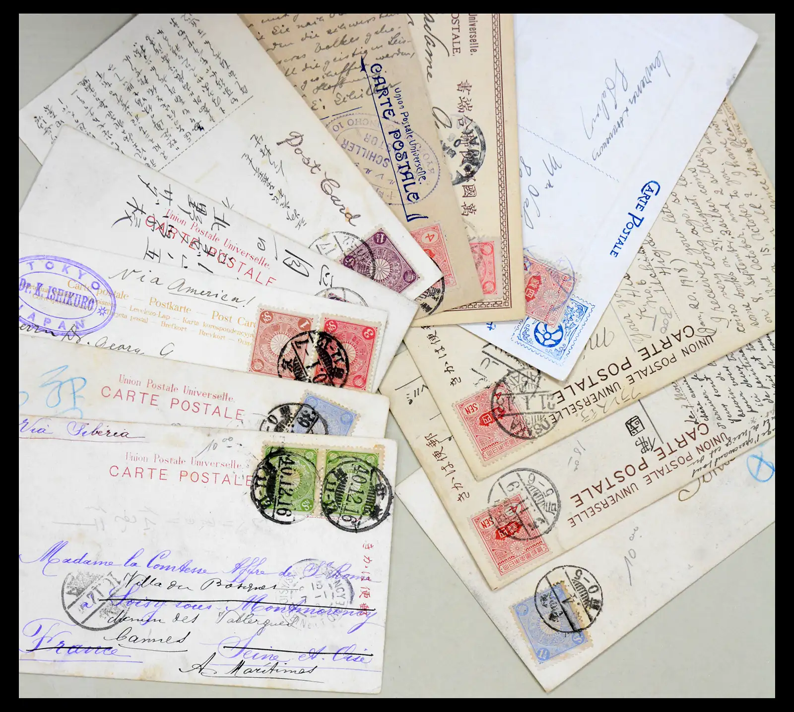 38193 0003 - Stamp collection 38193 Japan sorting lot 1880-1960.