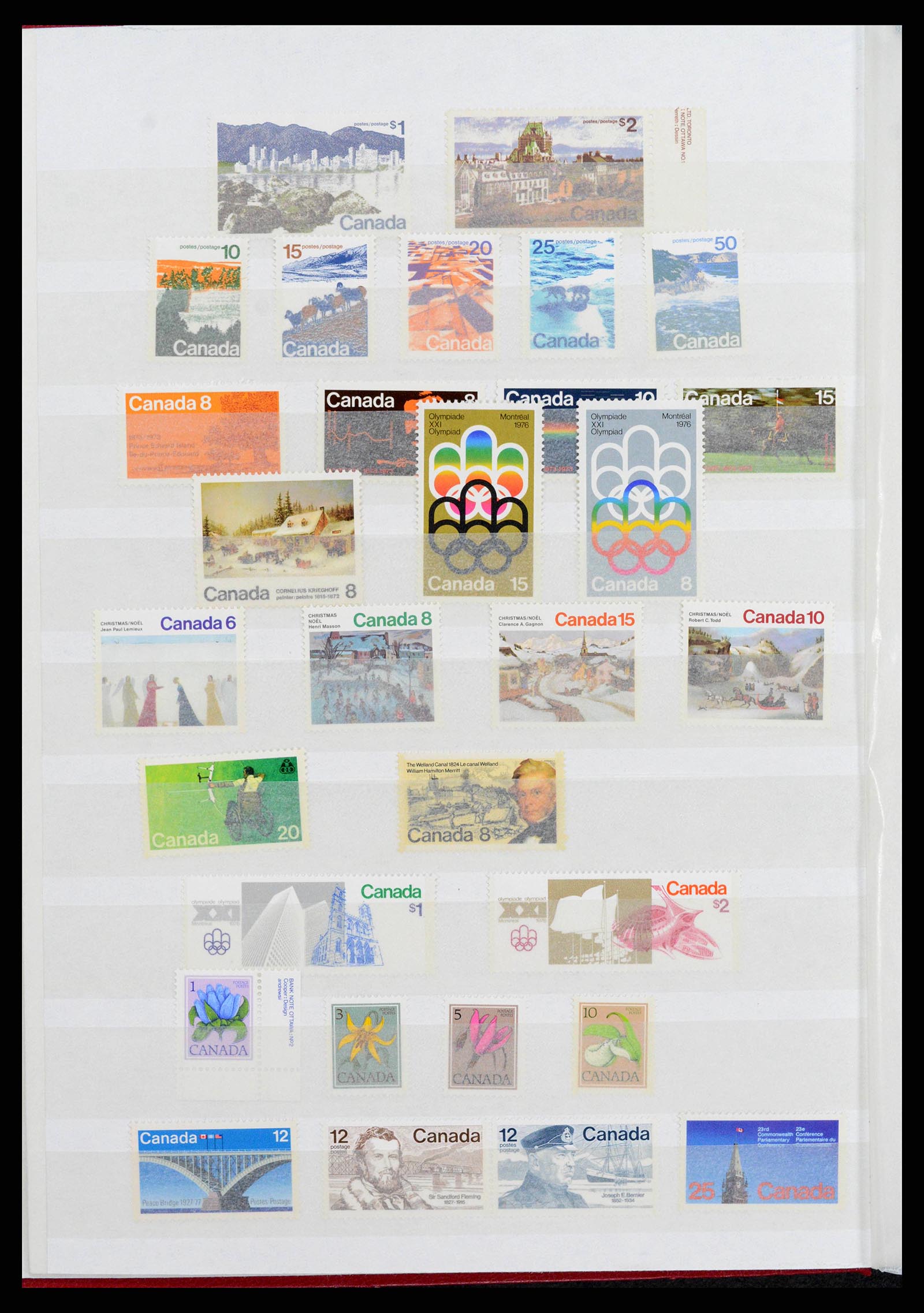 38199 0004 - Postzegelverzameling 38199 Canada 1870-1990.