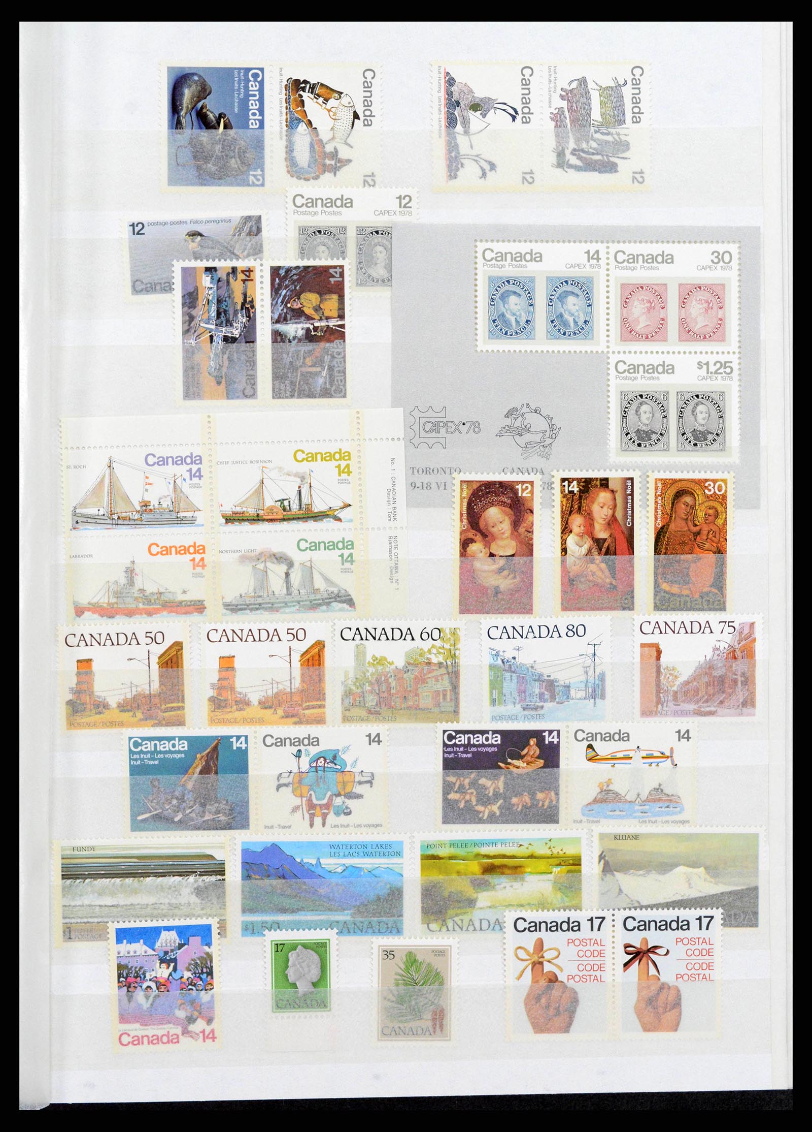 38199 0005 - Stamp collection 38199 Canada 1870-1990.