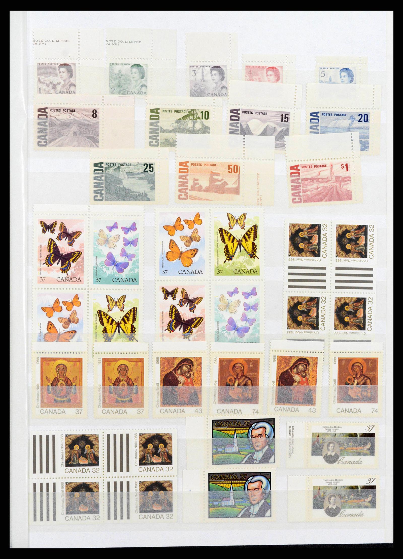38199 0007 - Postzegelverzameling 38199 Canada 1870-1990.