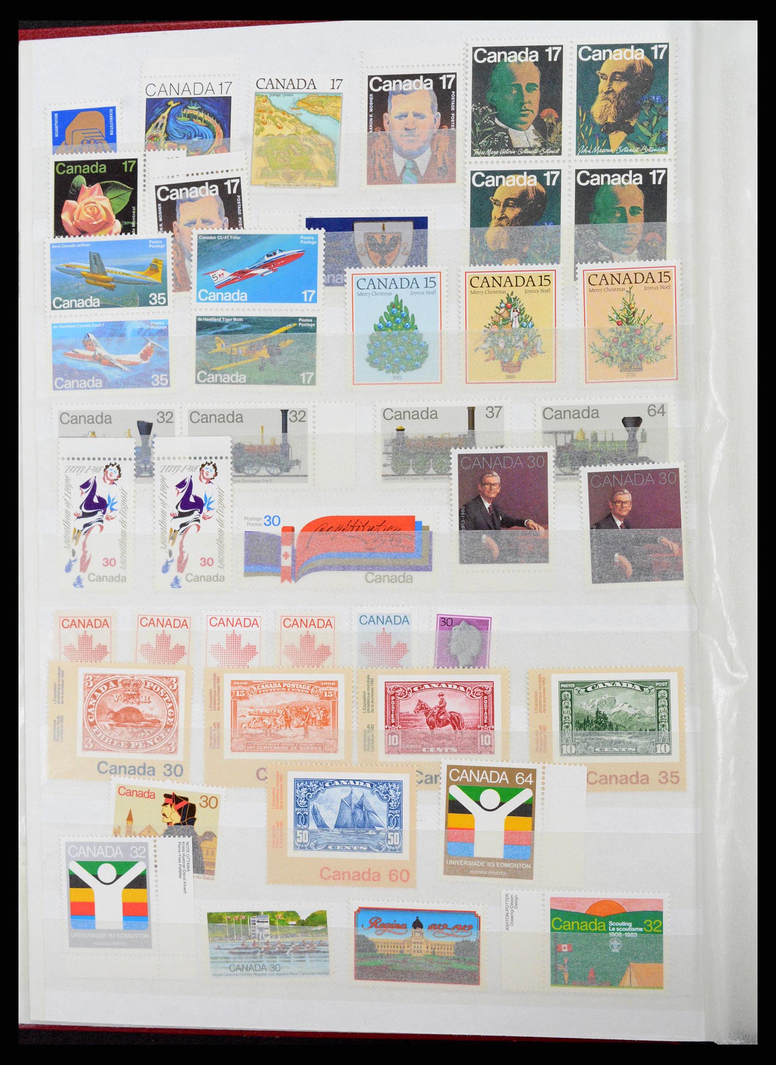 38199 0010 - Postzegelverzameling 38199 Canada 1870-1990.