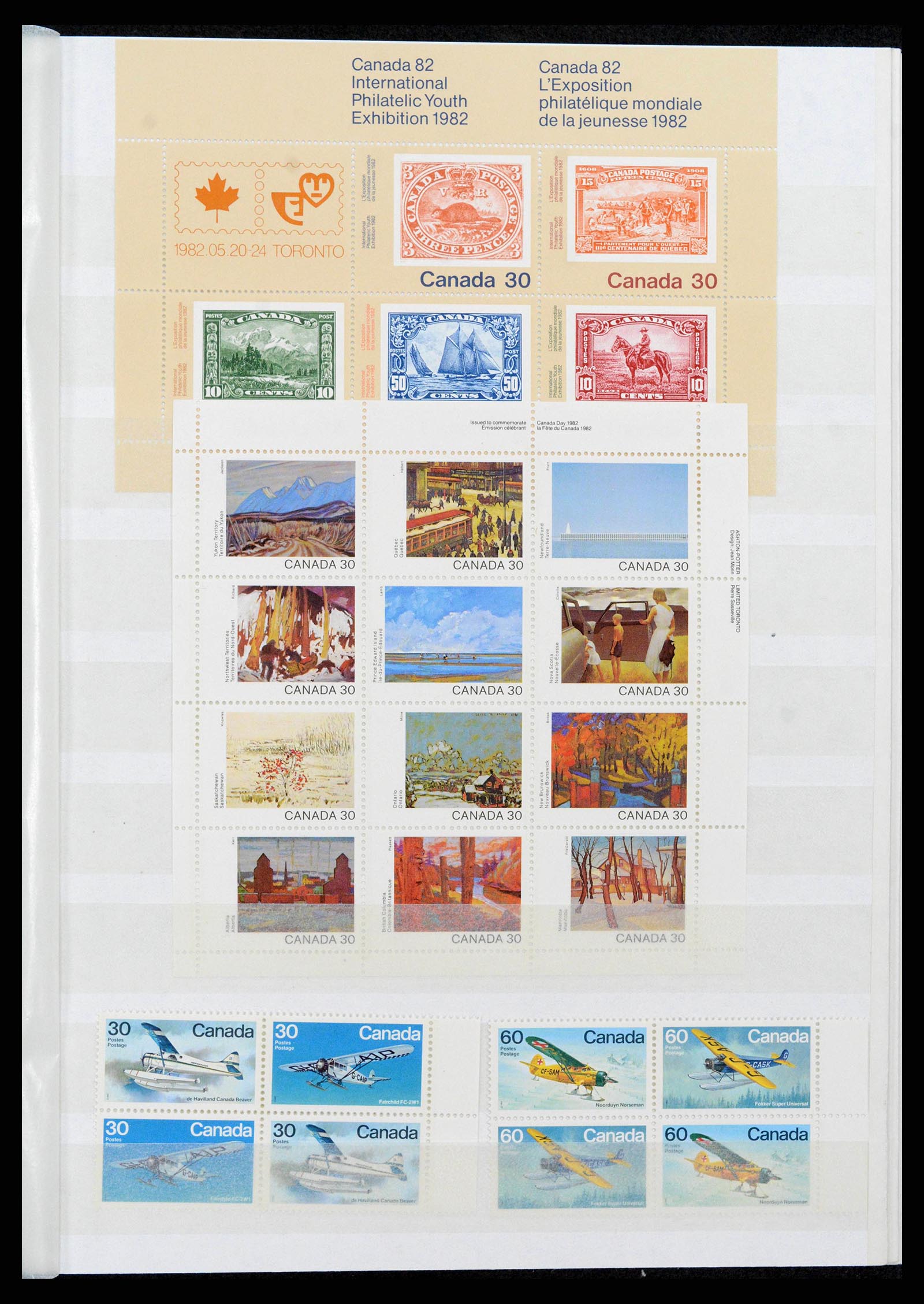 38199 0011 - Postzegelverzameling 38199 Canada 1870-1990.