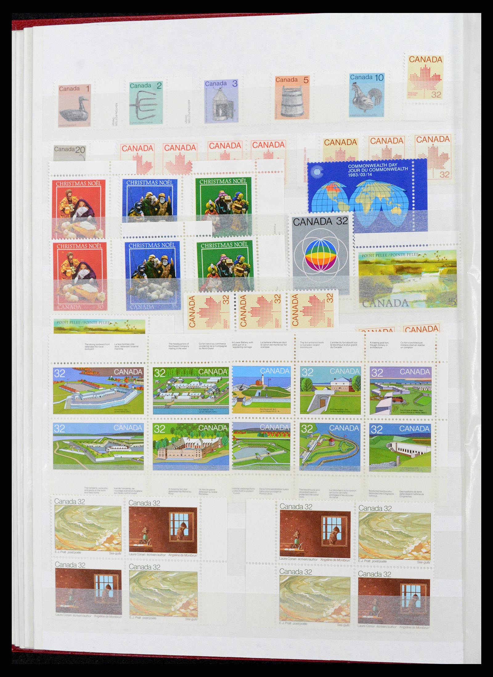 38199 0012 - Postzegelverzameling 38199 Canada 1870-1990.