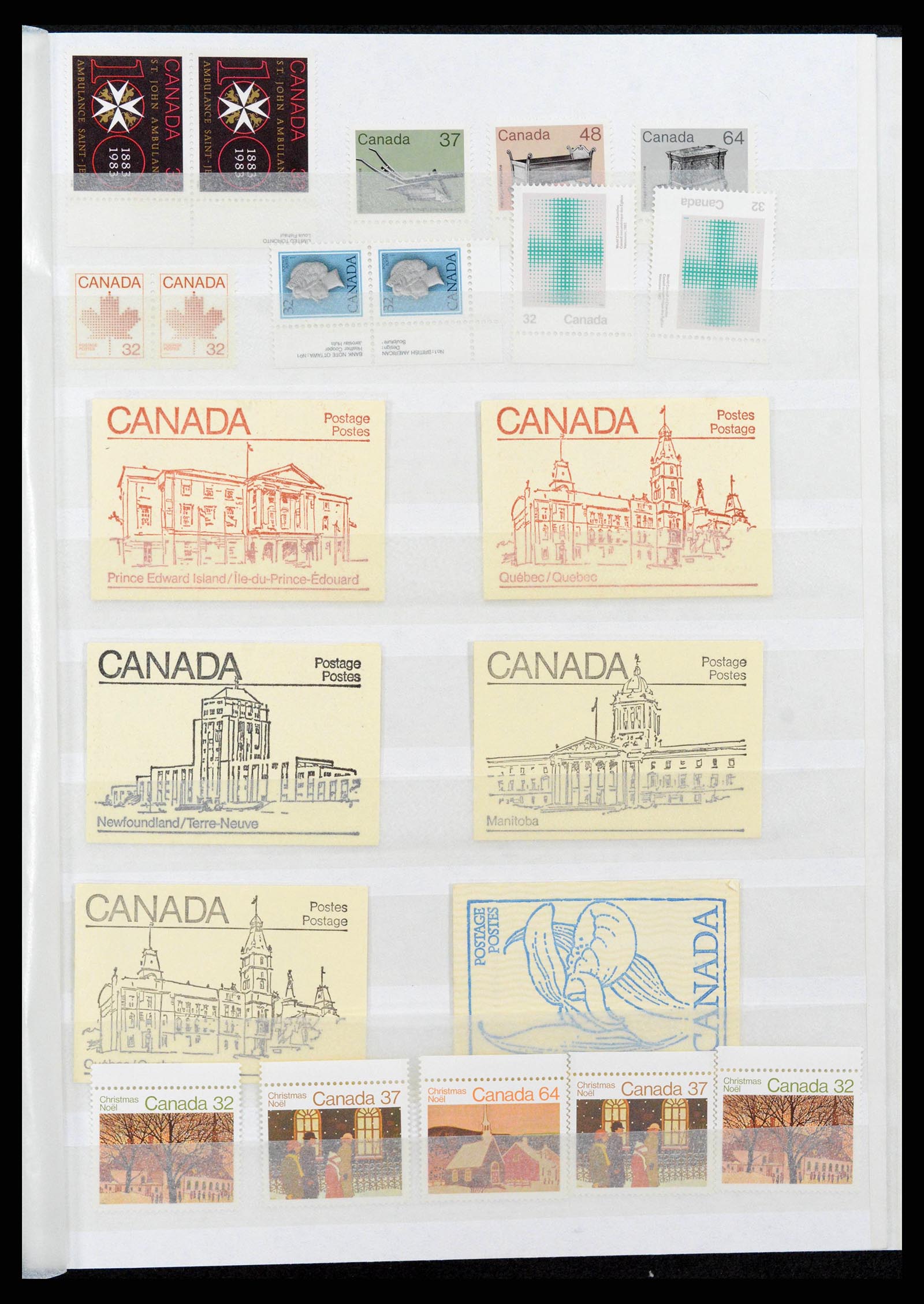 38199 0013 - Postzegelverzameling 38199 Canada 1870-1990.