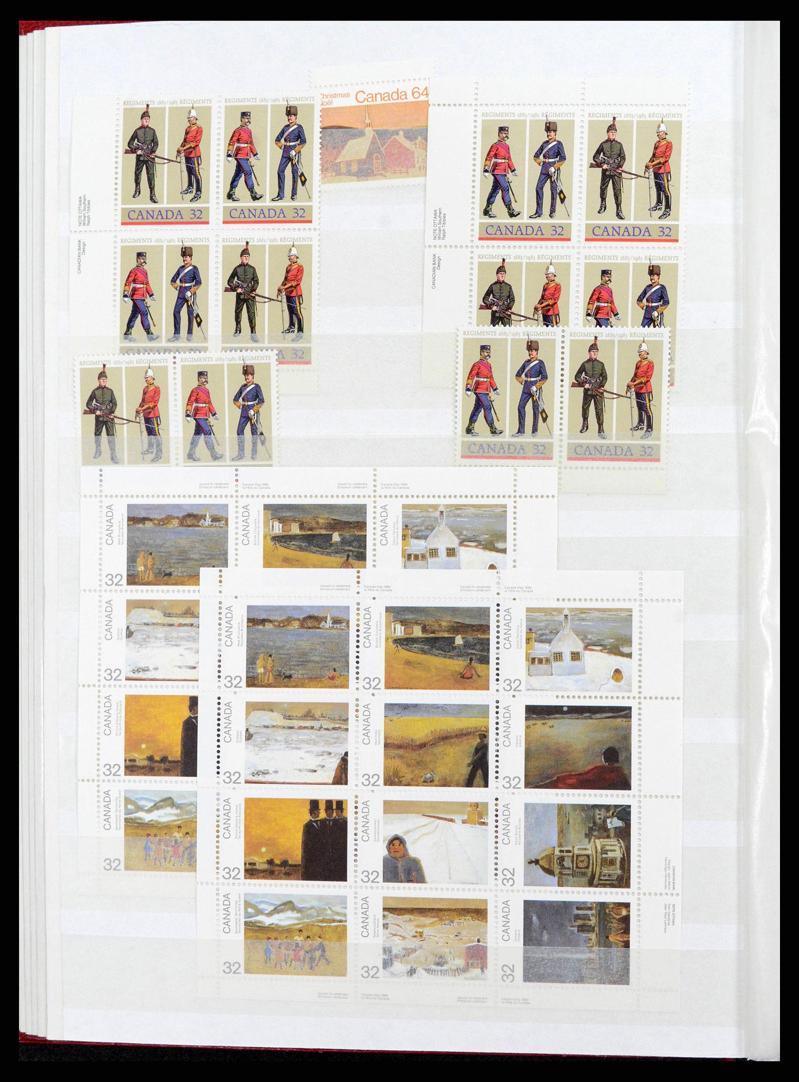 38199 0014 - Postzegelverzameling 38199 Canada 1870-1990.