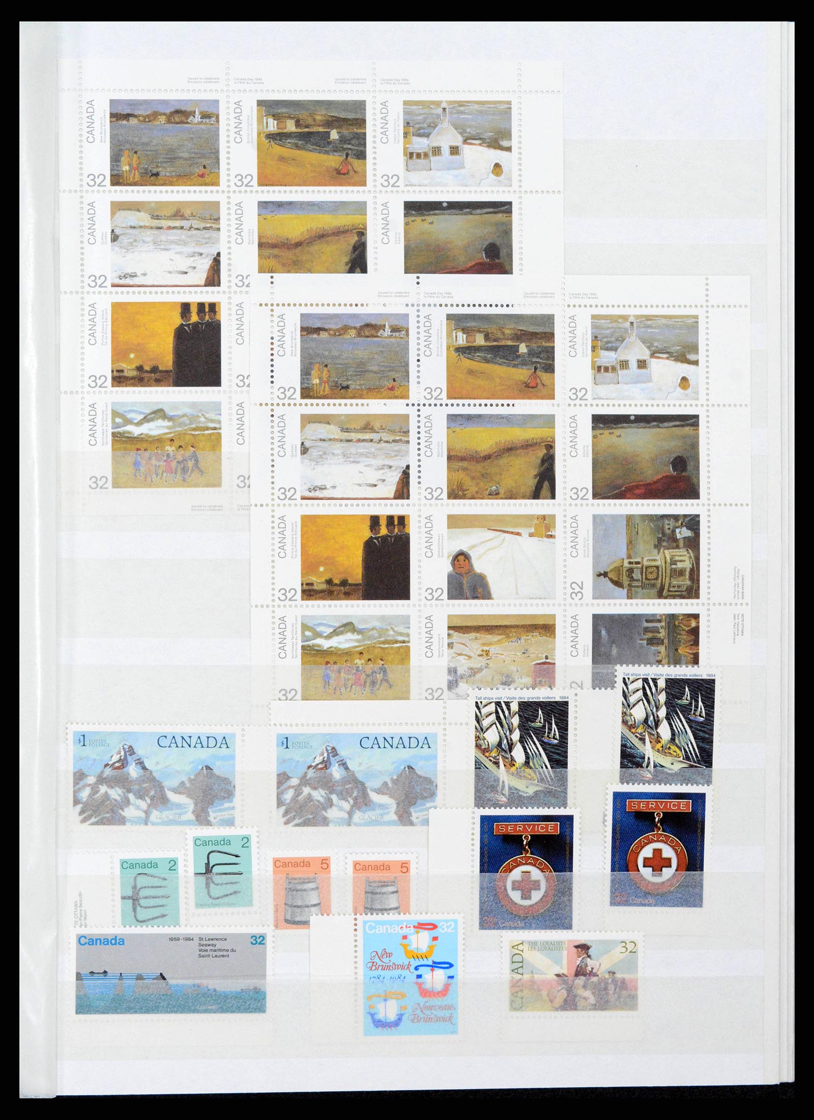 38199 0015 - Postzegelverzameling 38199 Canada 1870-1990.