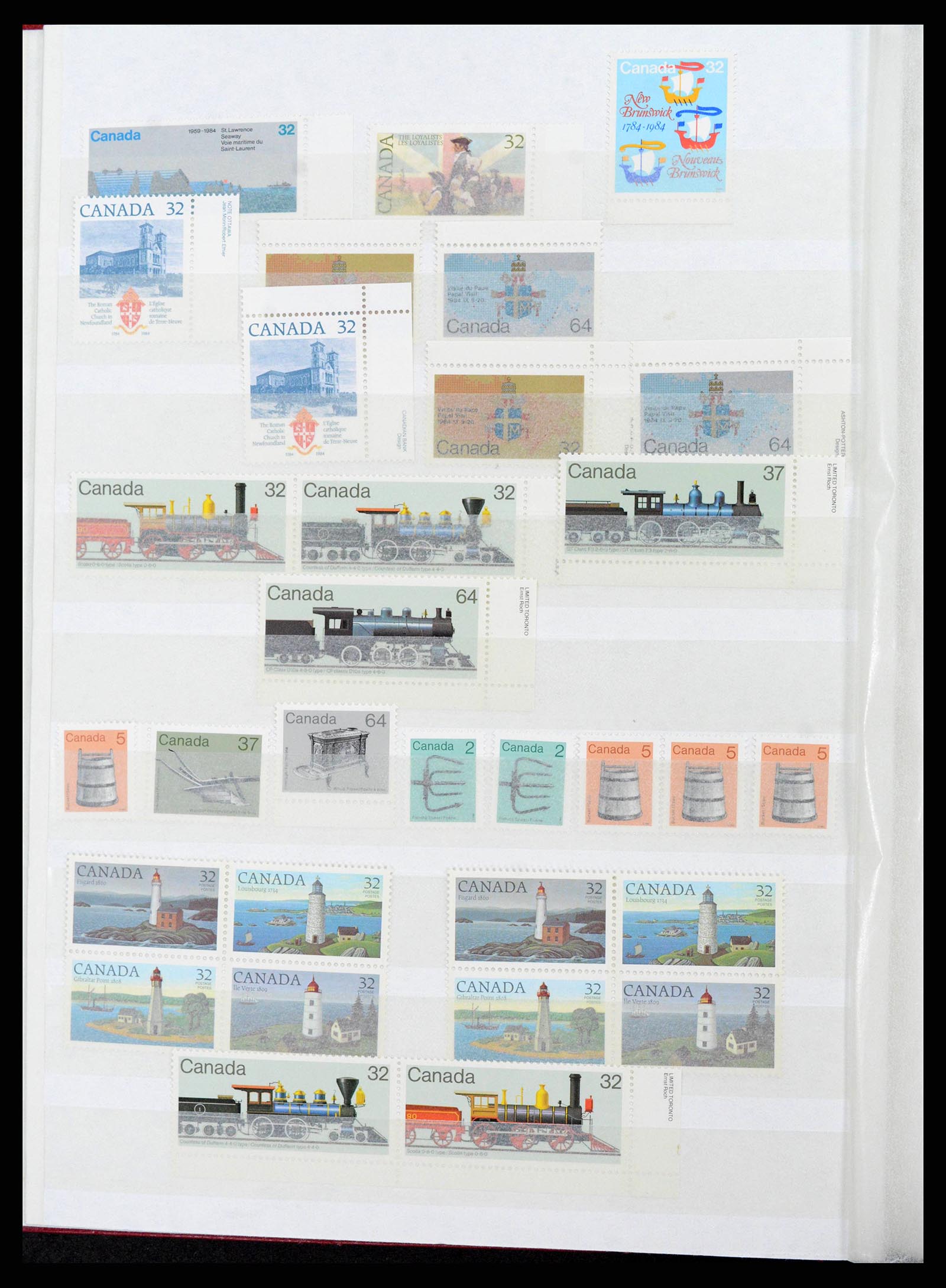 38199 0016 - Postzegelverzameling 38199 Canada 1870-1990.