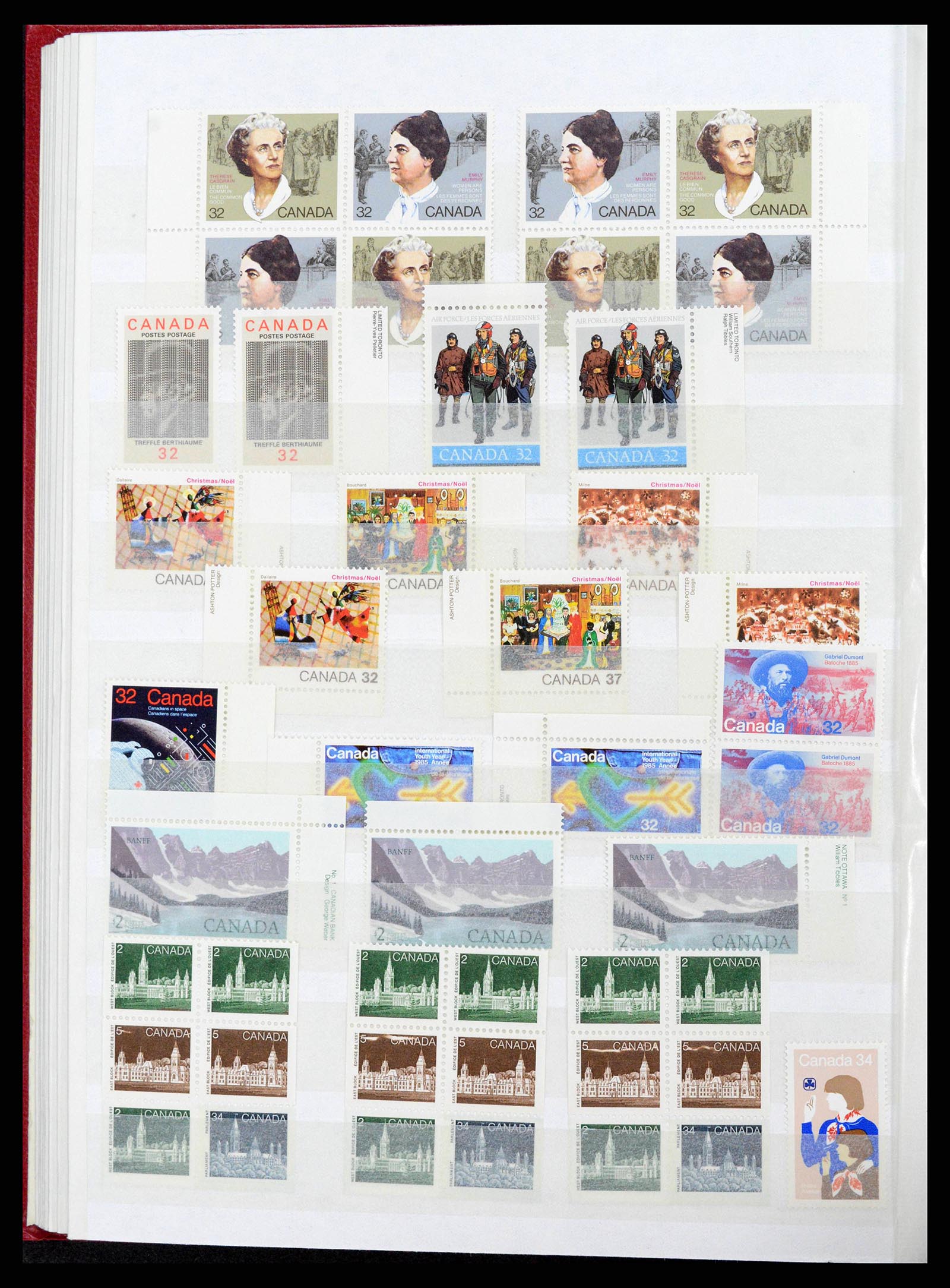 38199 0018 - Postzegelverzameling 38199 Canada 1870-1990.