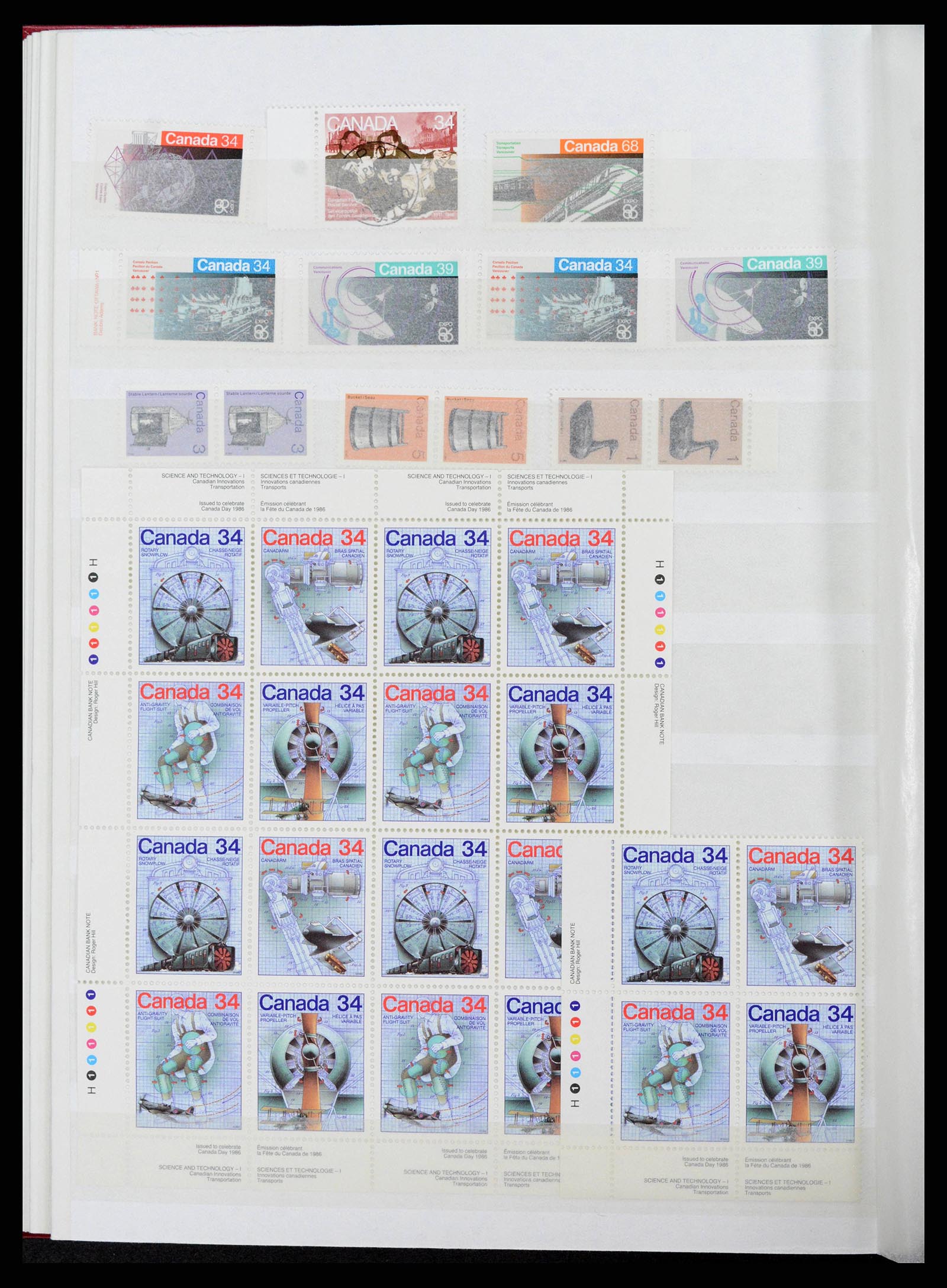 38199 0022 - Postzegelverzameling 38199 Canada 1870-1990.