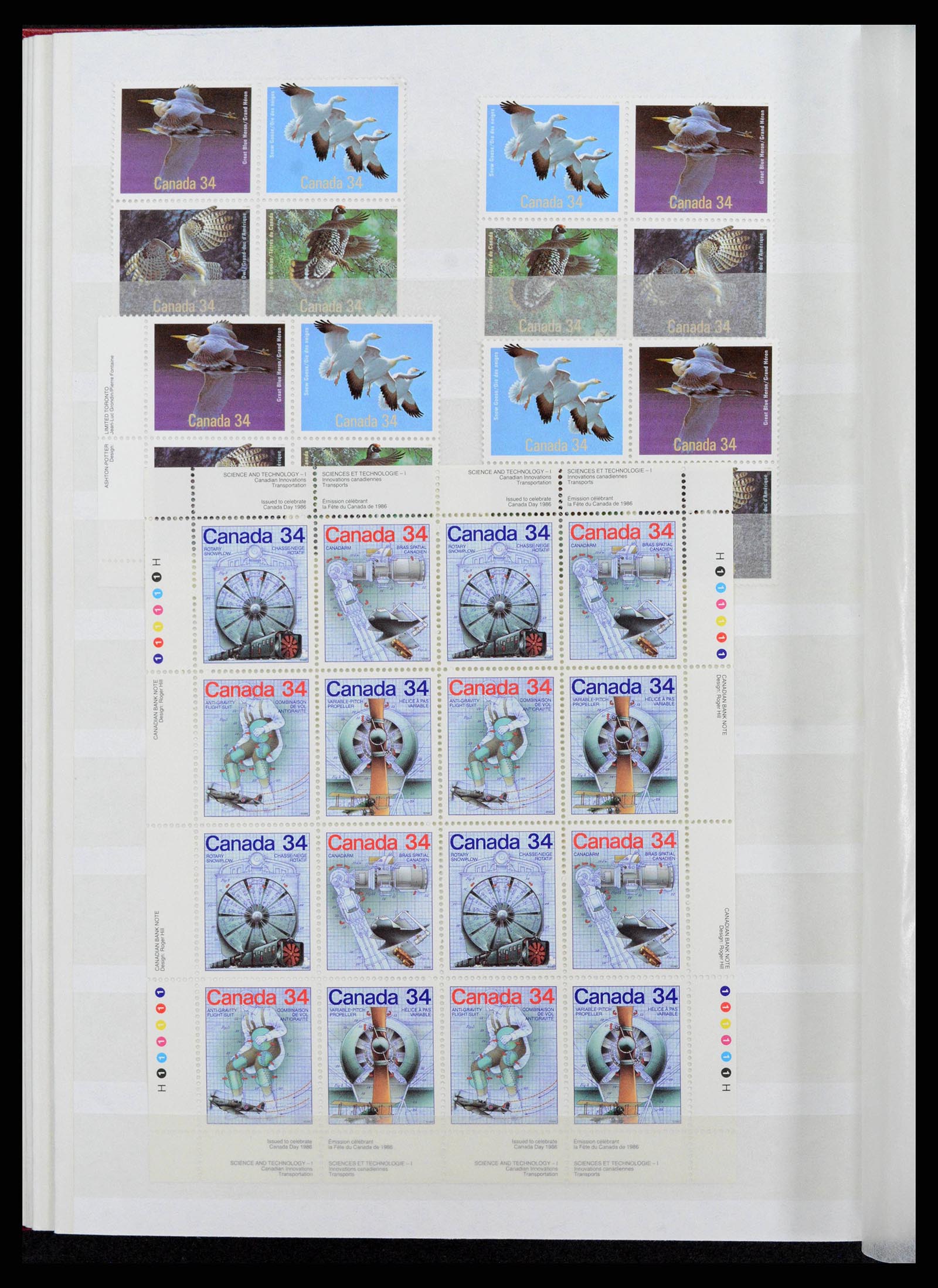 38199 0024 - Postzegelverzameling 38199 Canada 1870-1990.