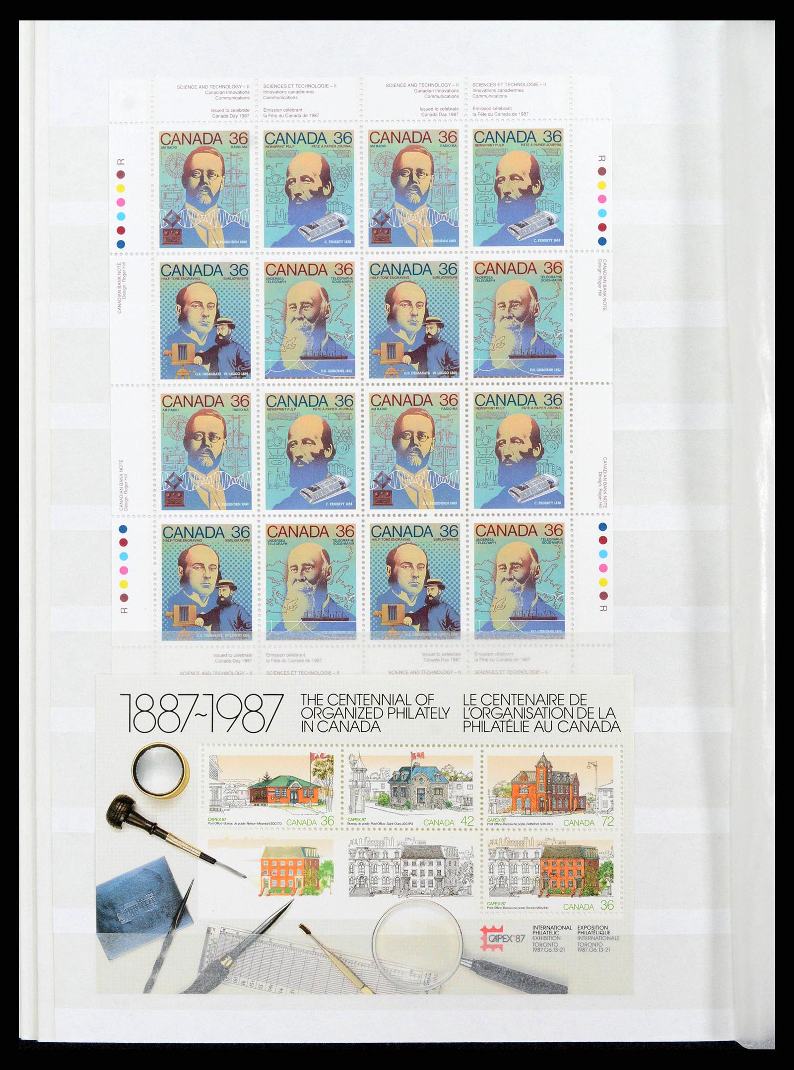 38199 0030 - Postzegelverzameling 38199 Canada 1870-1990.