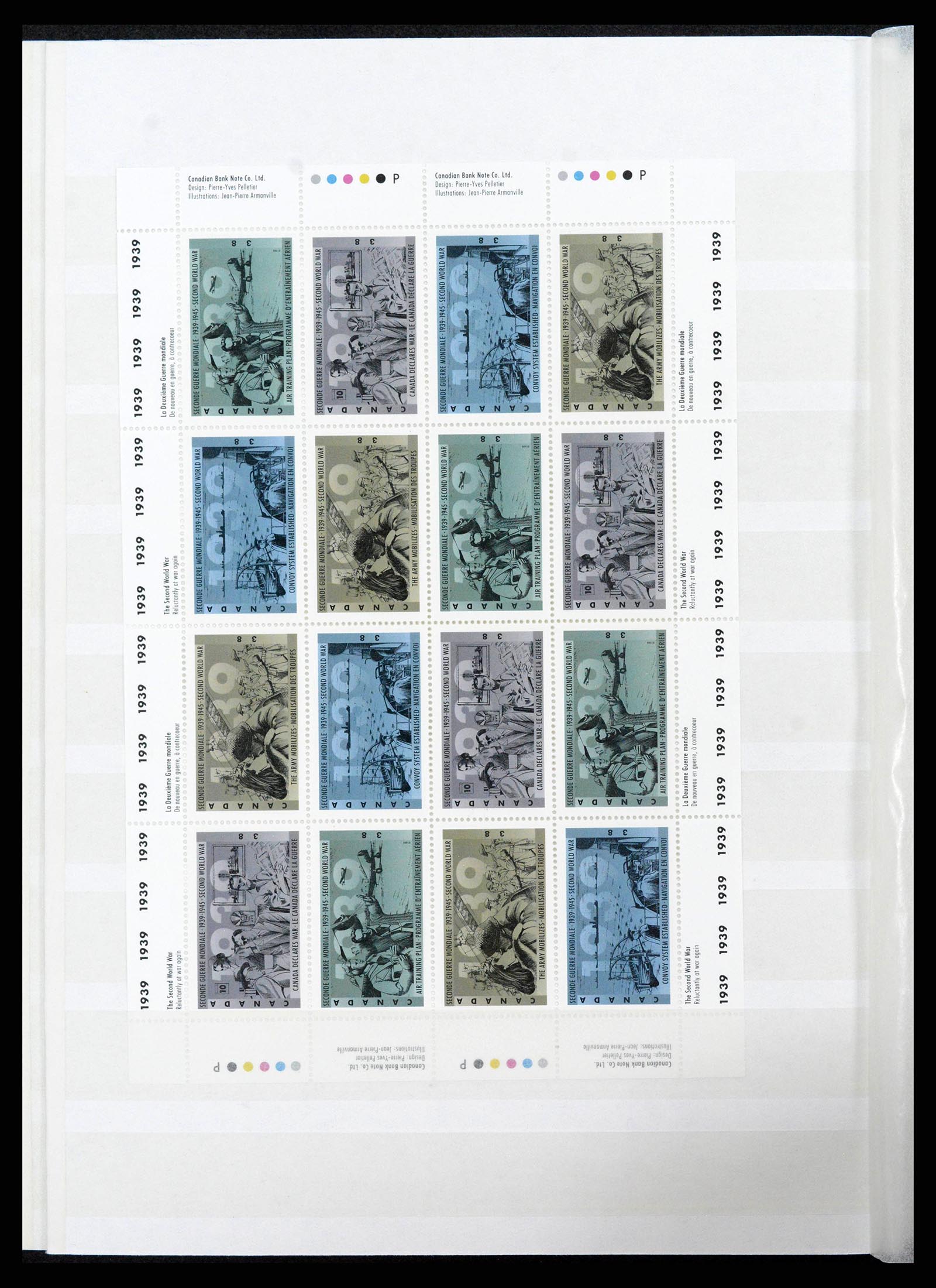 38199 0032 - Postzegelverzameling 38199 Canada 1870-1990.