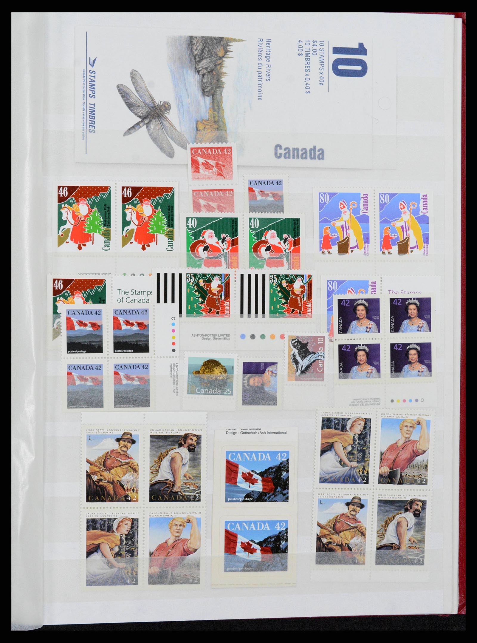 38199 0045 - Stamp collection 38199 Canada 1870-1990.