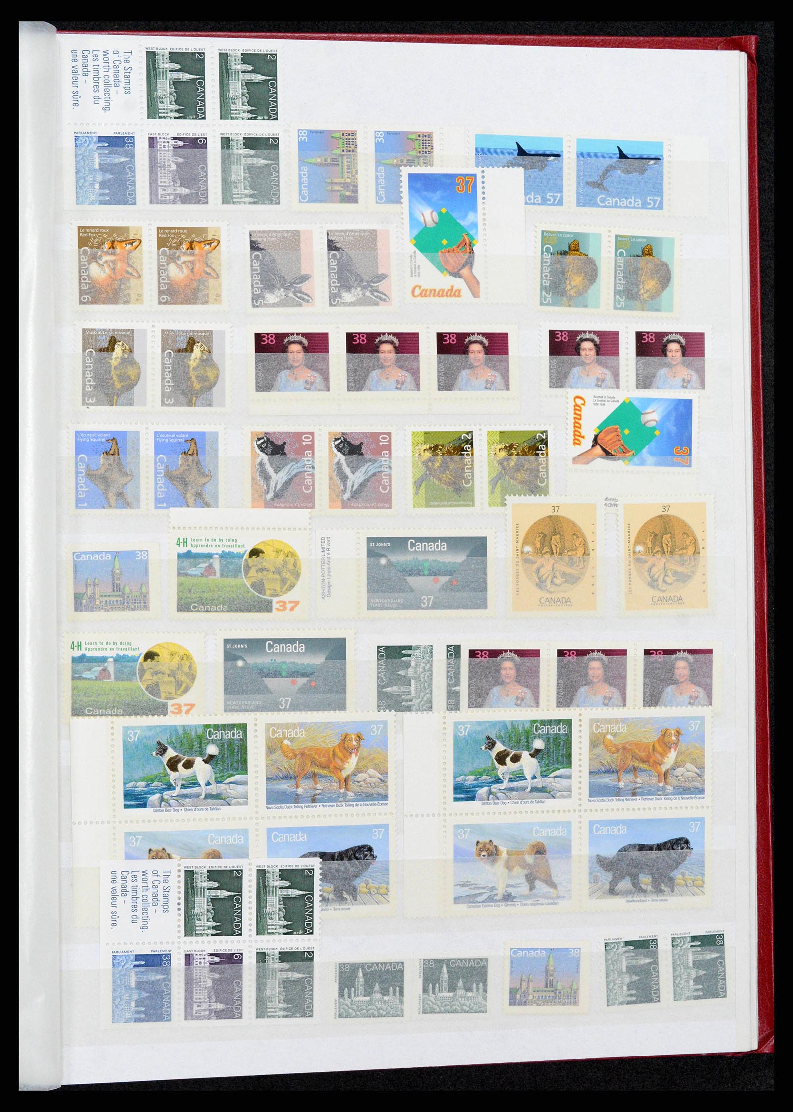 38199 0047 - Stamp collection 38199 Canada 1870-1990.