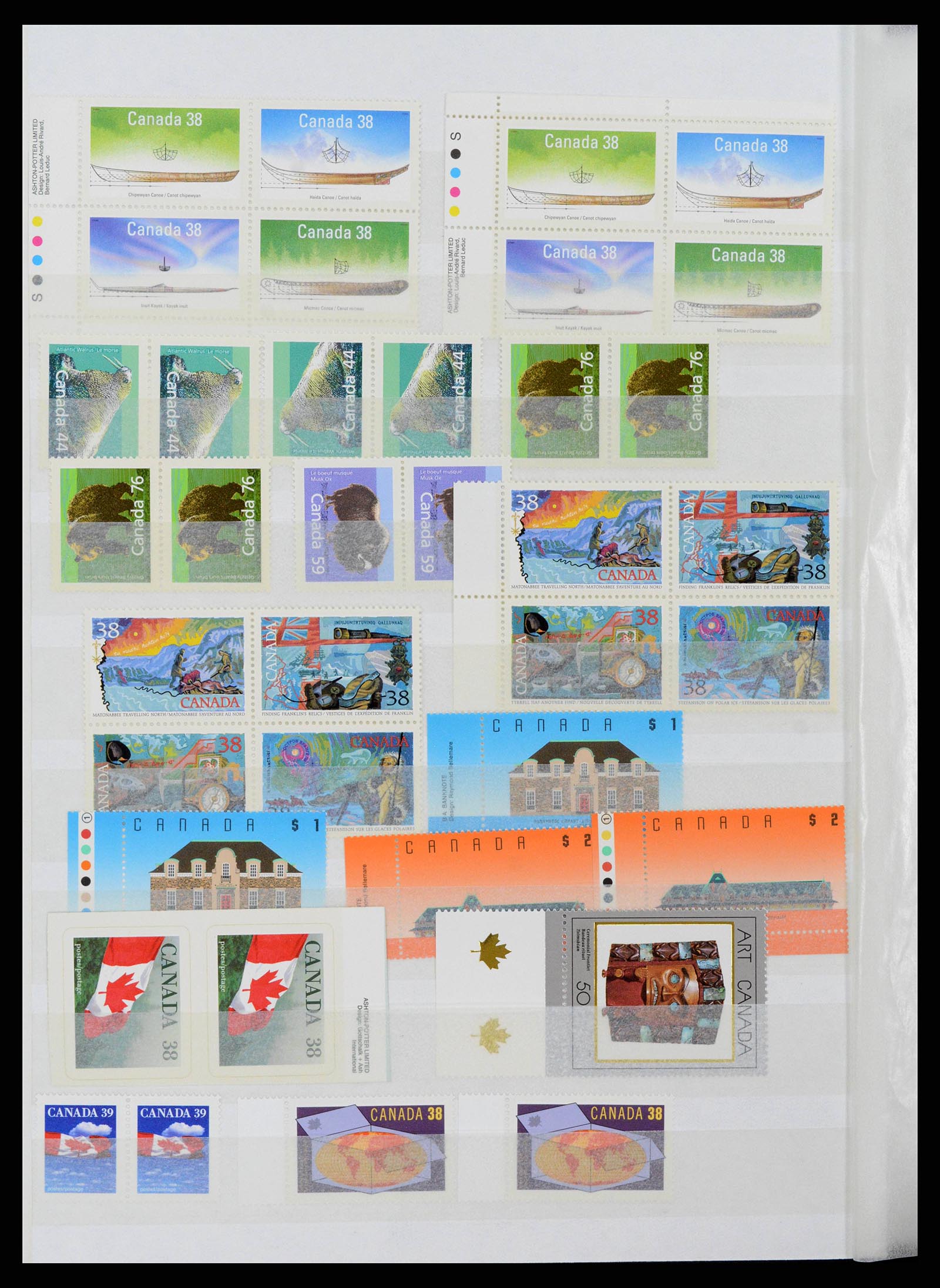 38199 0048 - Stamp collection 38199 Canada 1870-1990.