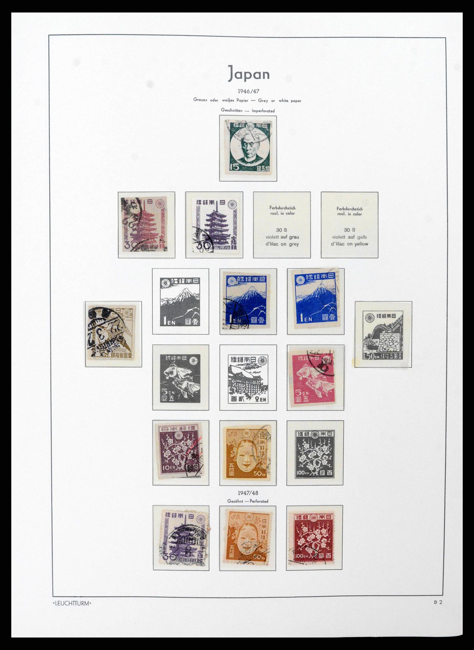 38205 0002 - Postzegelverzameling 38205 Japan 1876-2020!