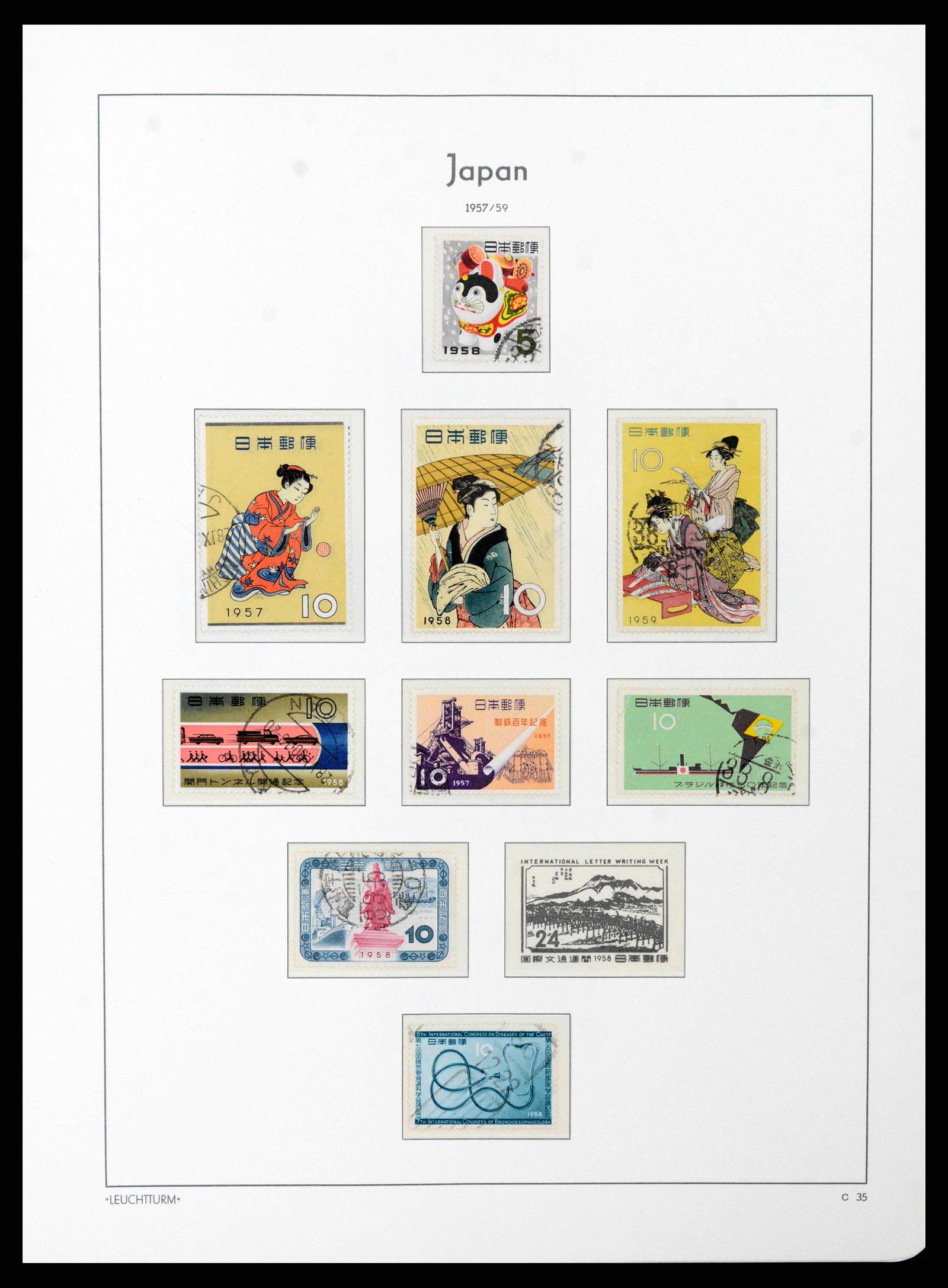 38205 0028 - Postzegelverzameling 38205 Japan 1876-2020!