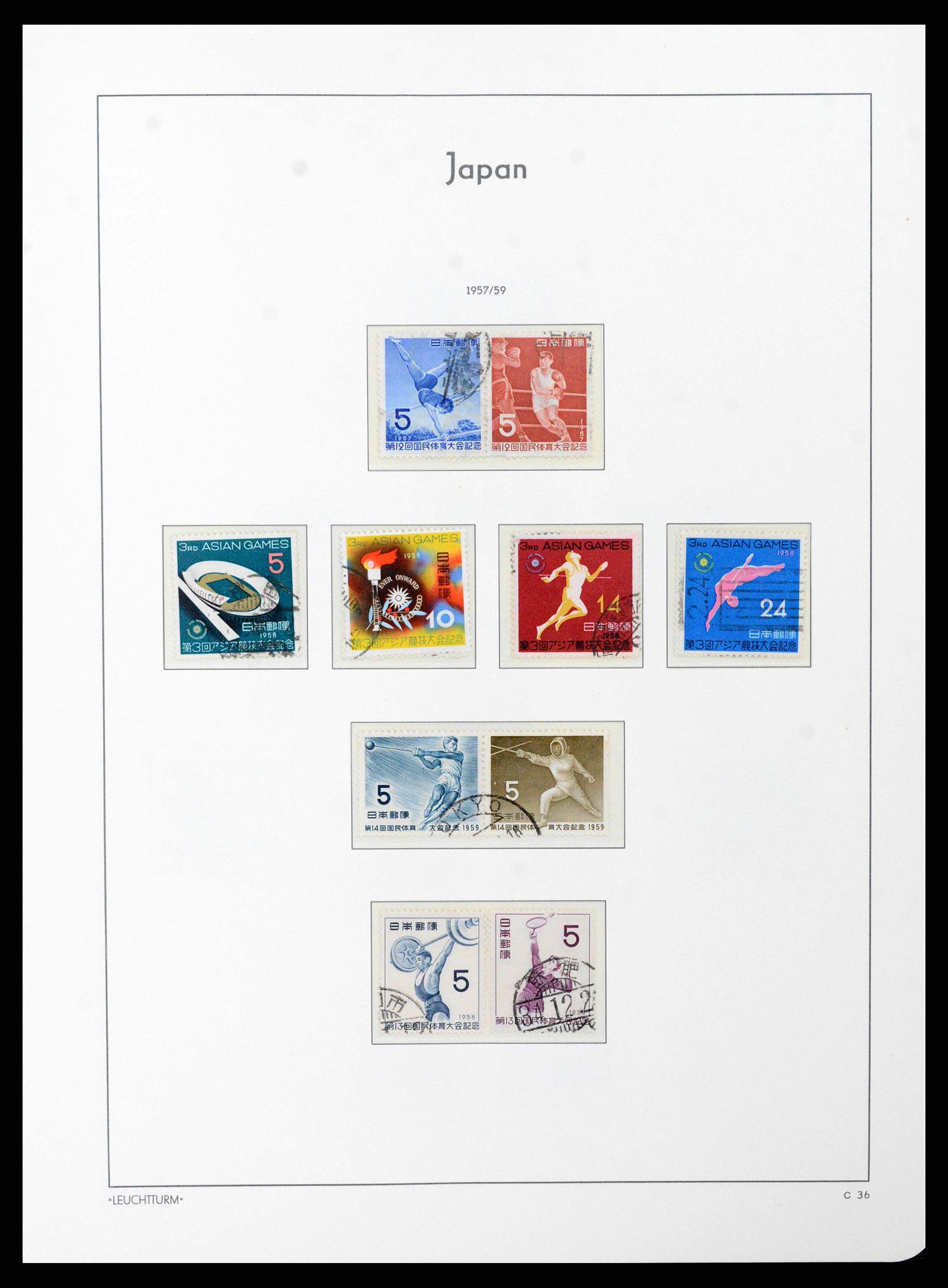 38205 0029 - Postzegelverzameling 38205 Japan 1876-2020!