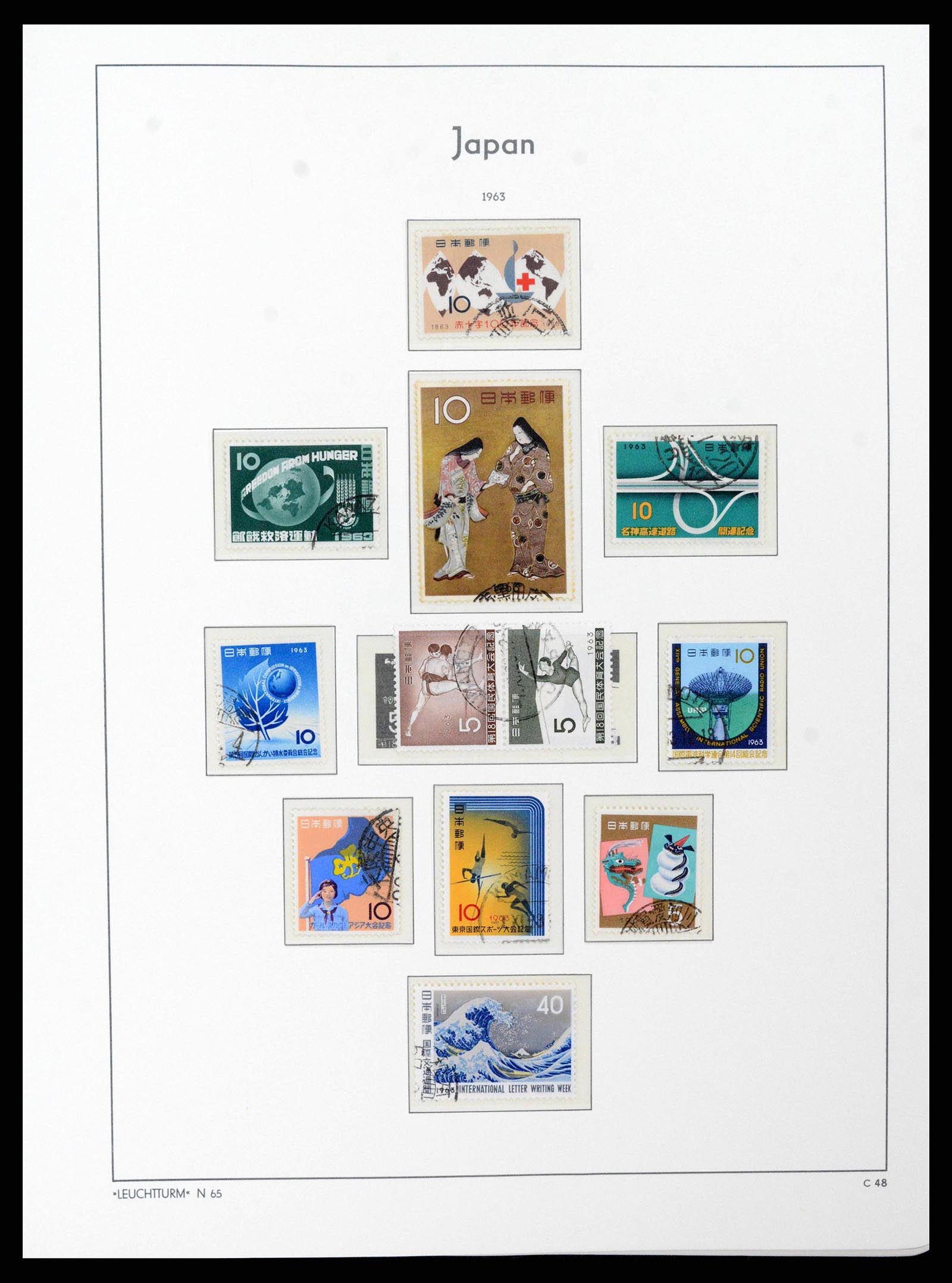 38205 0058 - Stamp collection 38205 Japan 1876-2020!