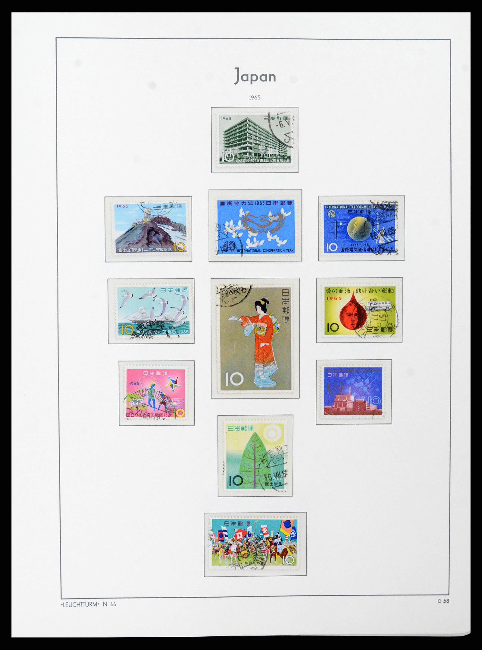 38205 0063 - Stamp collection 38205 Japan 1876-2020!