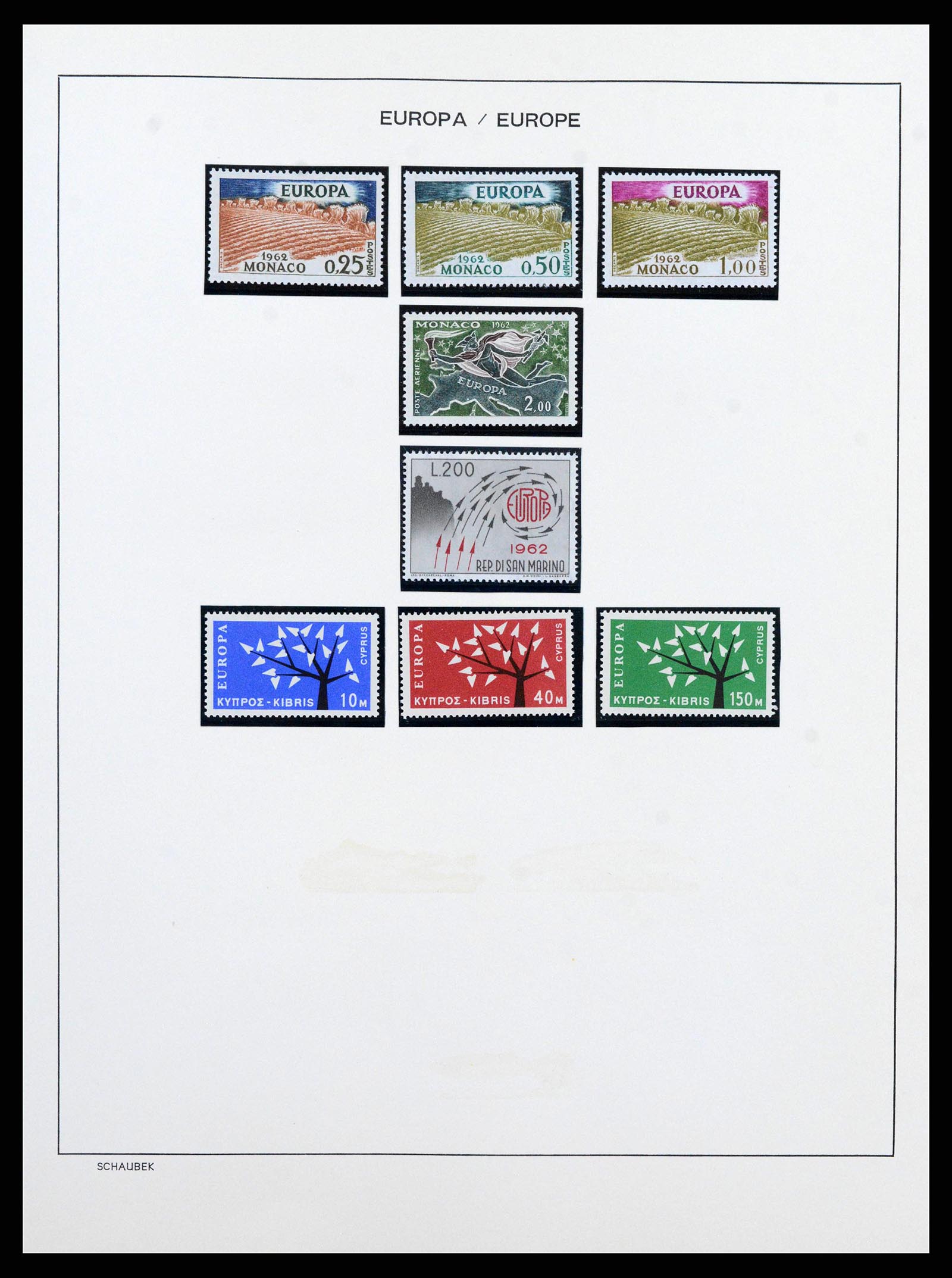 38206 0013 - Stamp collection 38206 Europa CEPT 1956-2010.