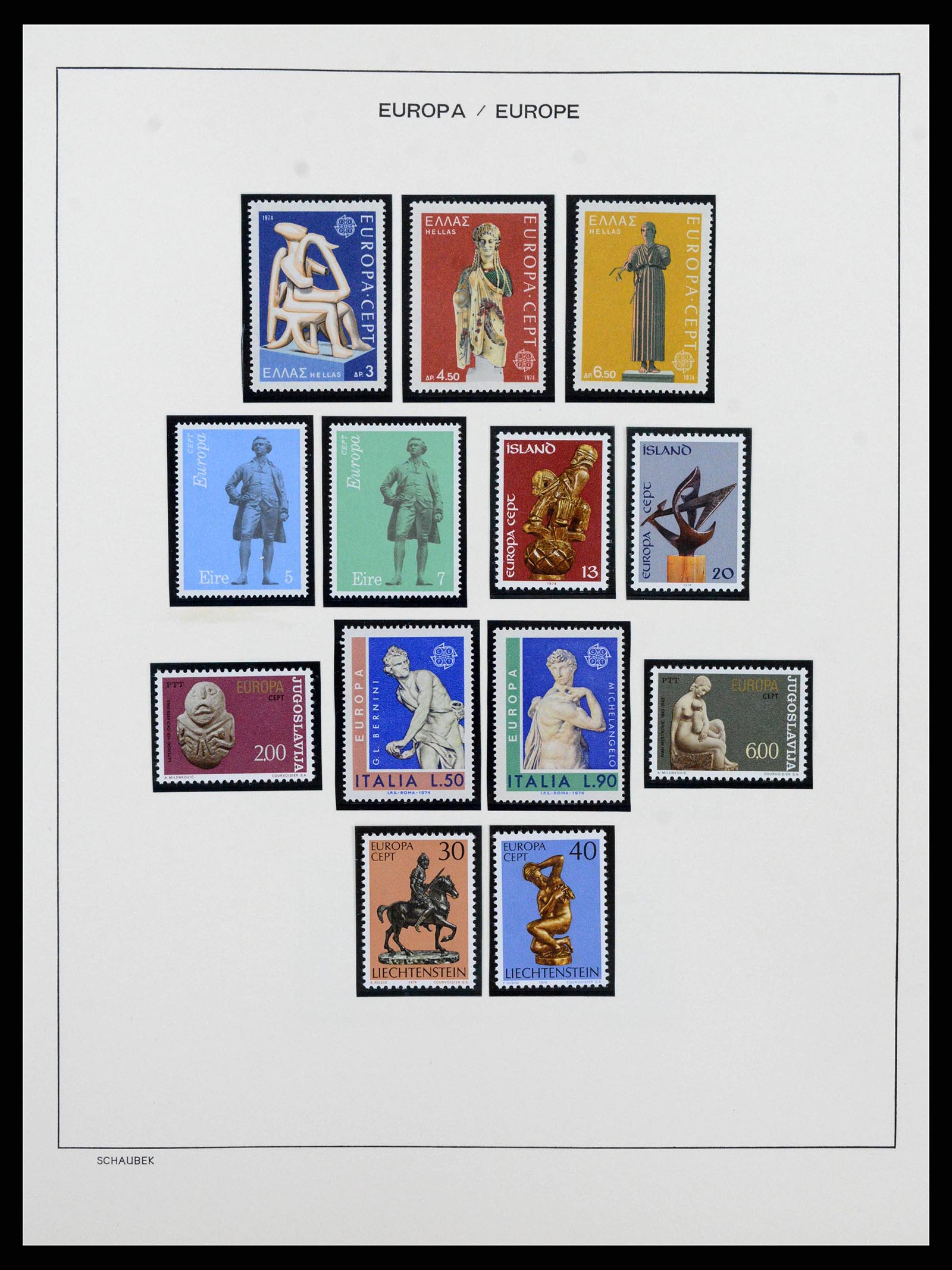 38206 0043 - Stamp collection 38206 Europa CEPT 1956-2010.