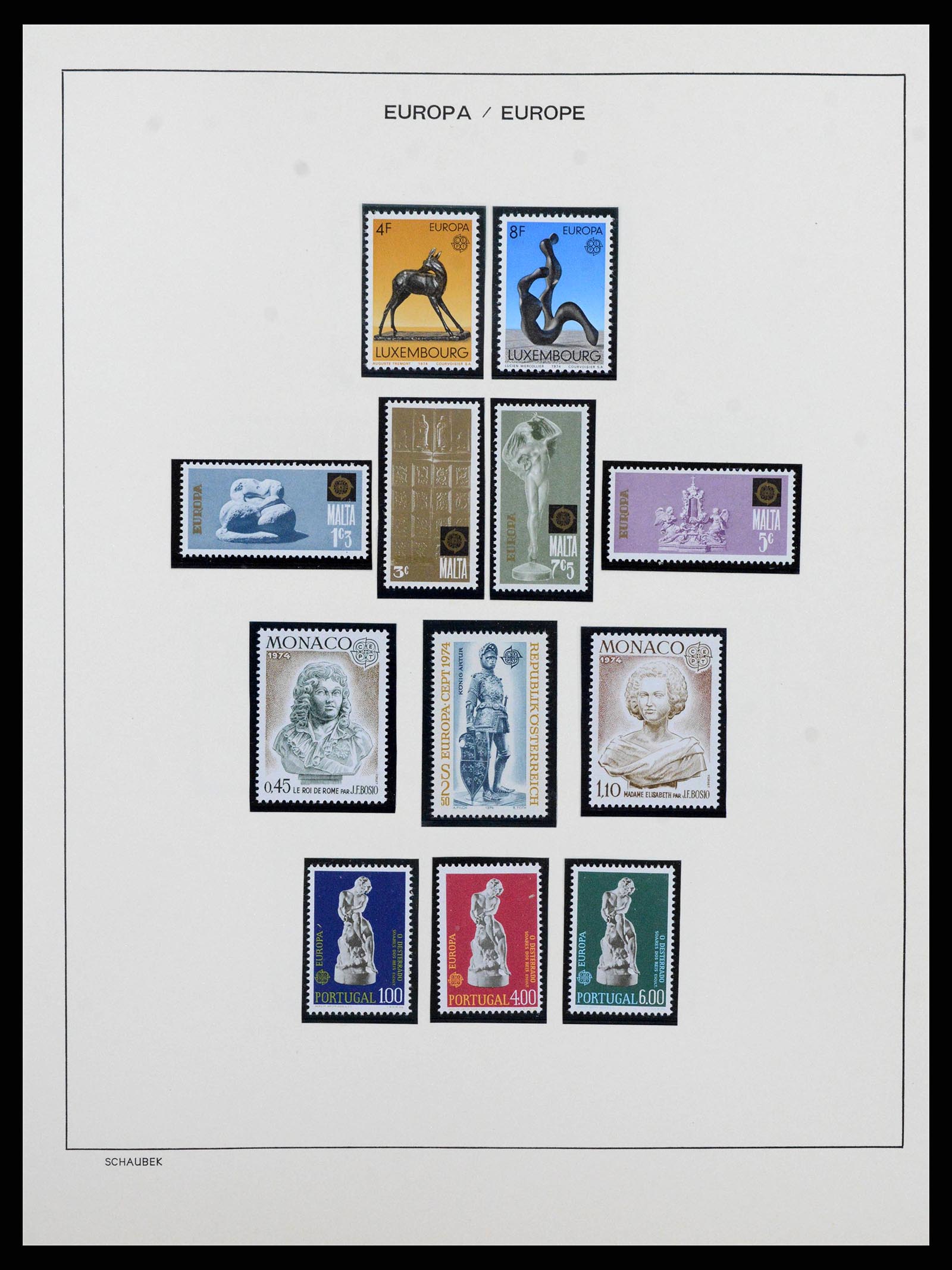38206 0044 - Postzegelverzameling 38206 Europa CEPT 1956-2010.