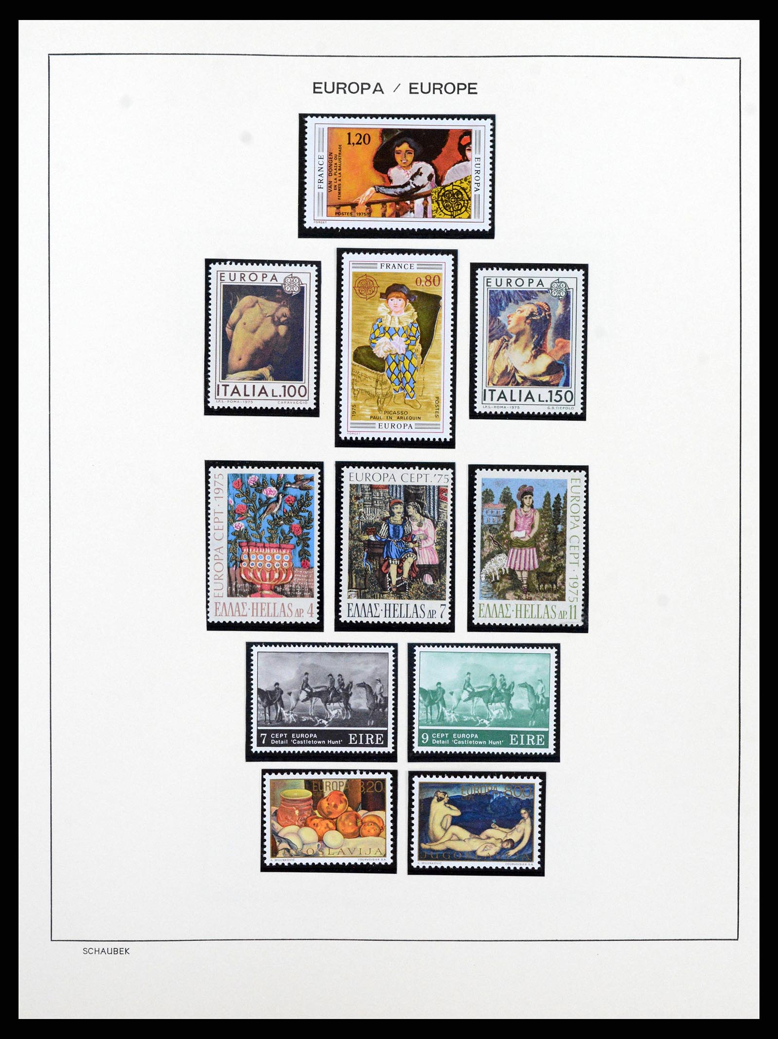38206 0048 - Postzegelverzameling 38206 Europa CEPT 1956-2010.