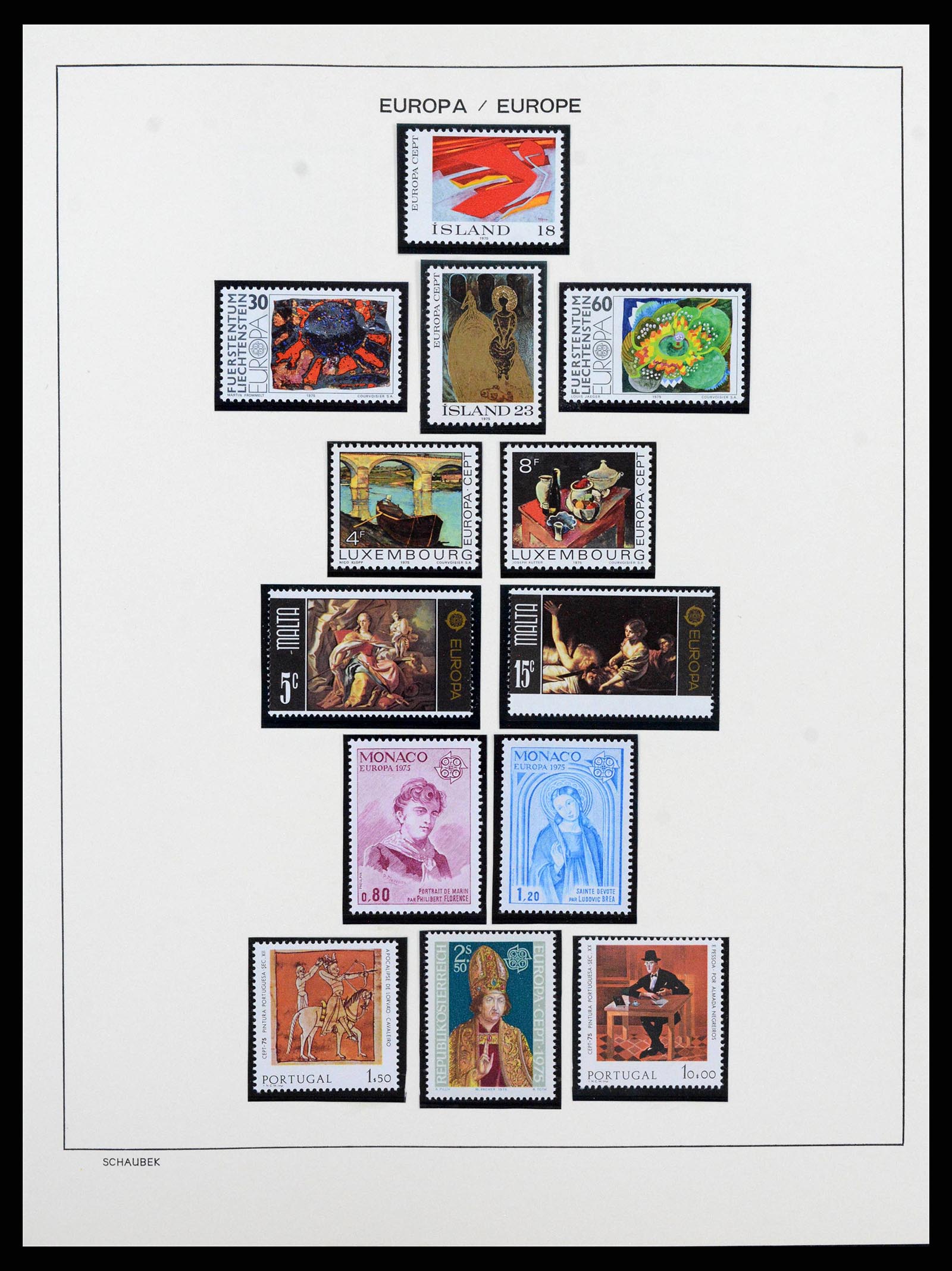 38206 0049 - Postzegelverzameling 38206 Europa CEPT 1956-2010.