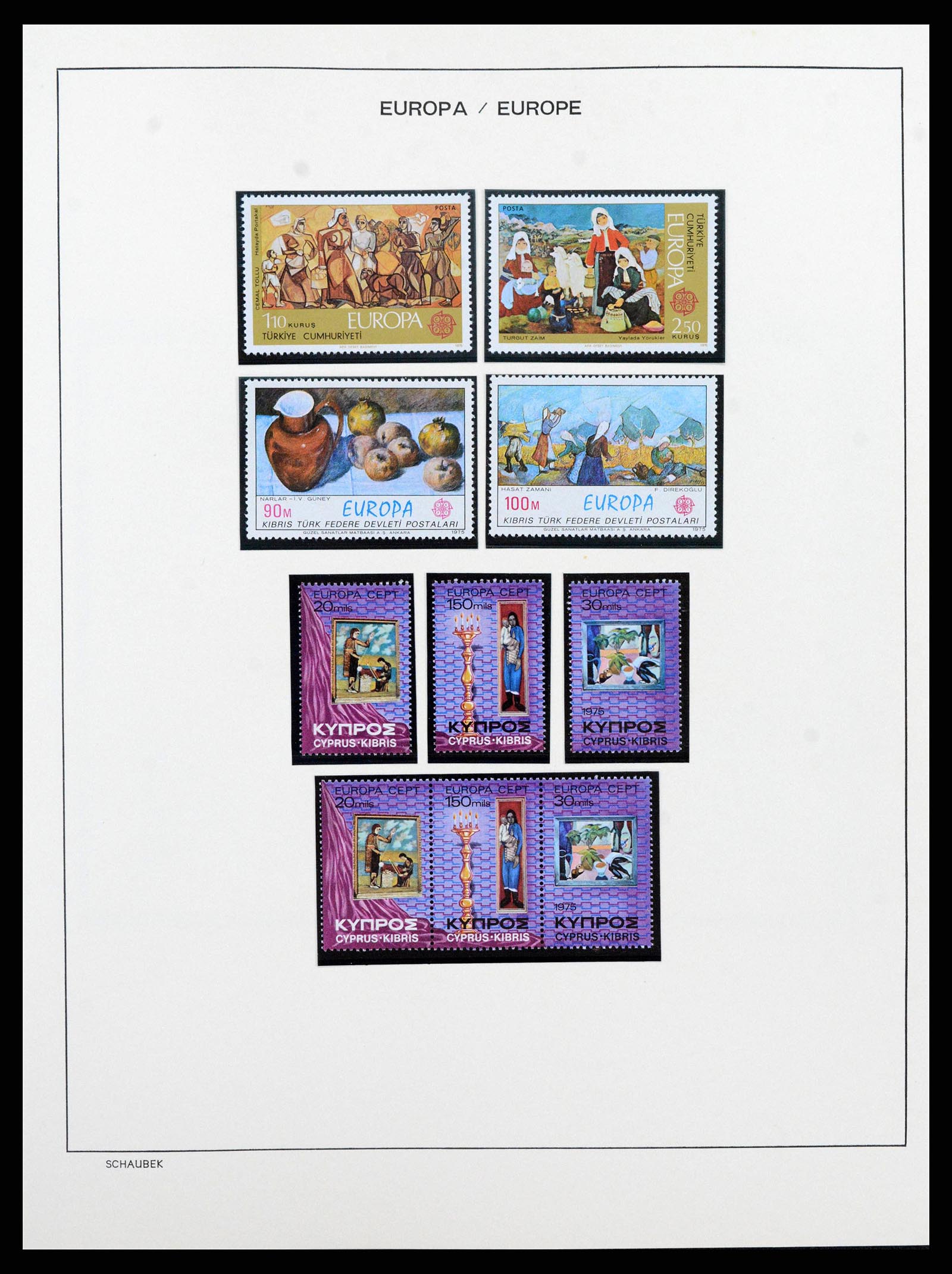 38206 0051 - Postzegelverzameling 38206 Europa CEPT 1956-2010.