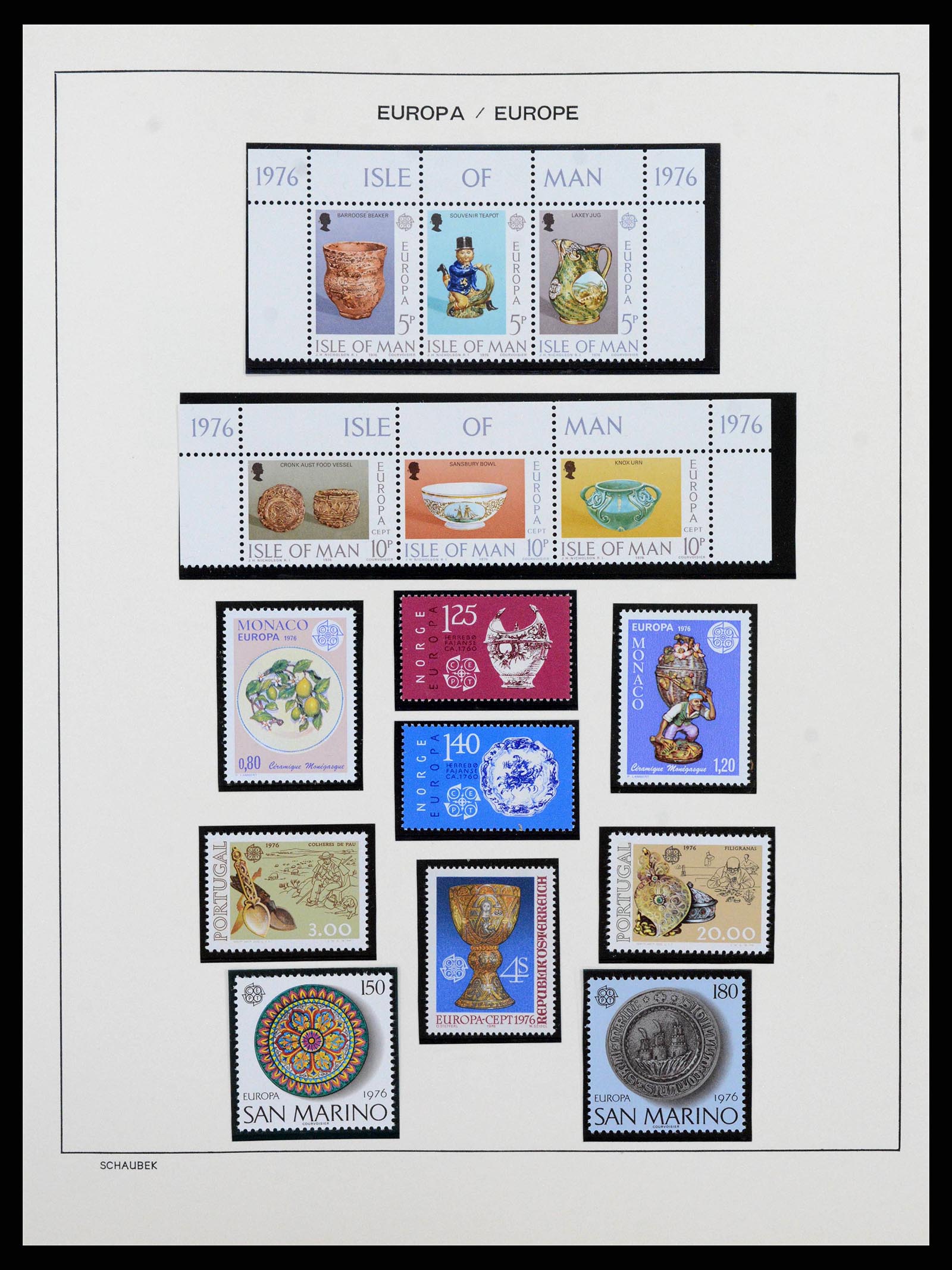 38206 0055 - Postzegelverzameling 38206 Europa CEPT 1956-2010.