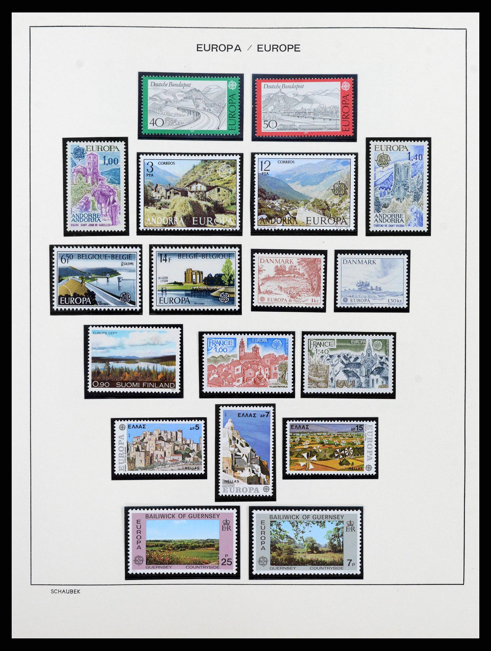 38206 0060 - Postzegelverzameling 38206 Europa CEPT 1956-2010.
