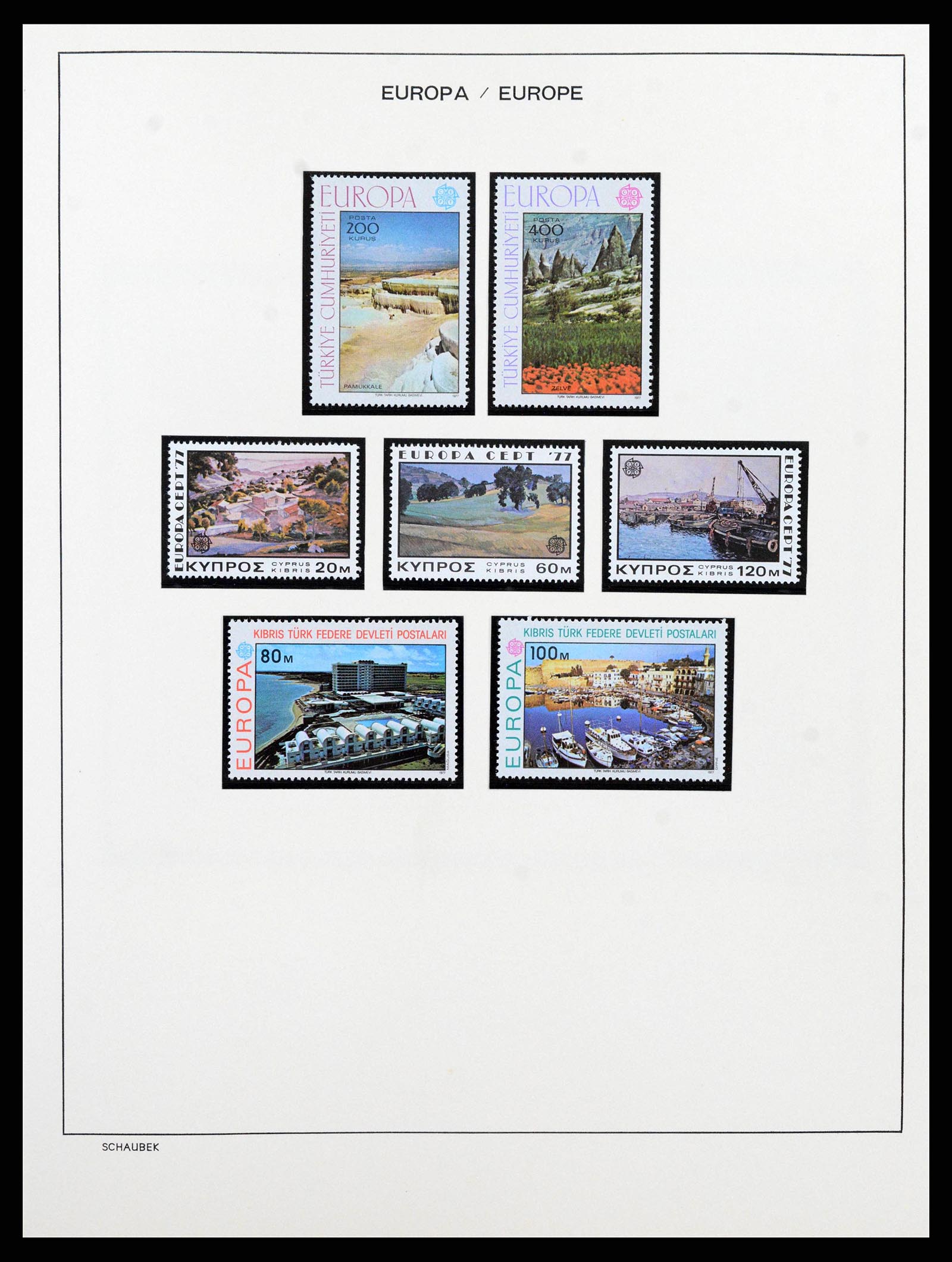 38206 0063 - Postzegelverzameling 38206 Europa CEPT 1956-2010.