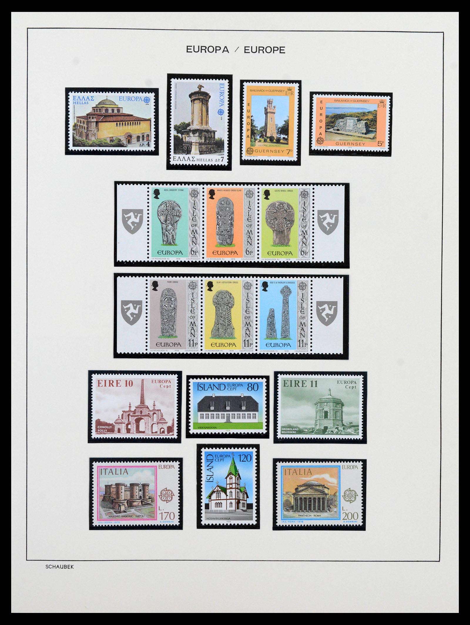 38206 0067 - Postzegelverzameling 38206 Europa CEPT 1956-2010.