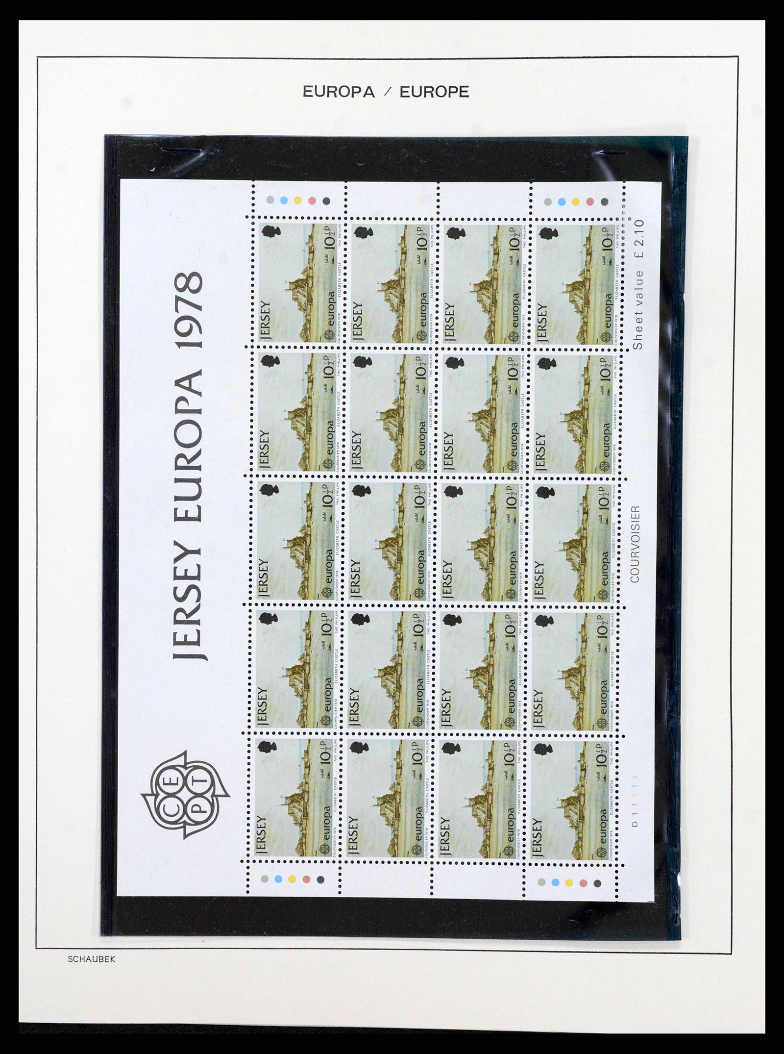 38206 0074 - Postzegelverzameling 38206 Europa CEPT 1956-2010.