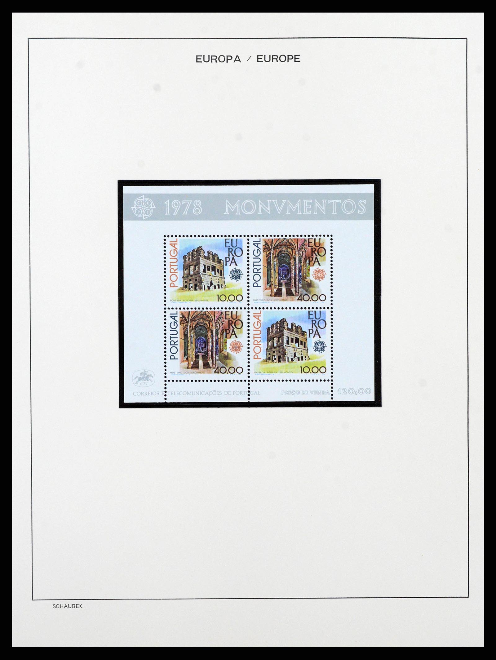 38206 0078 - Postzegelverzameling 38206 Europa CEPT 1956-2010.