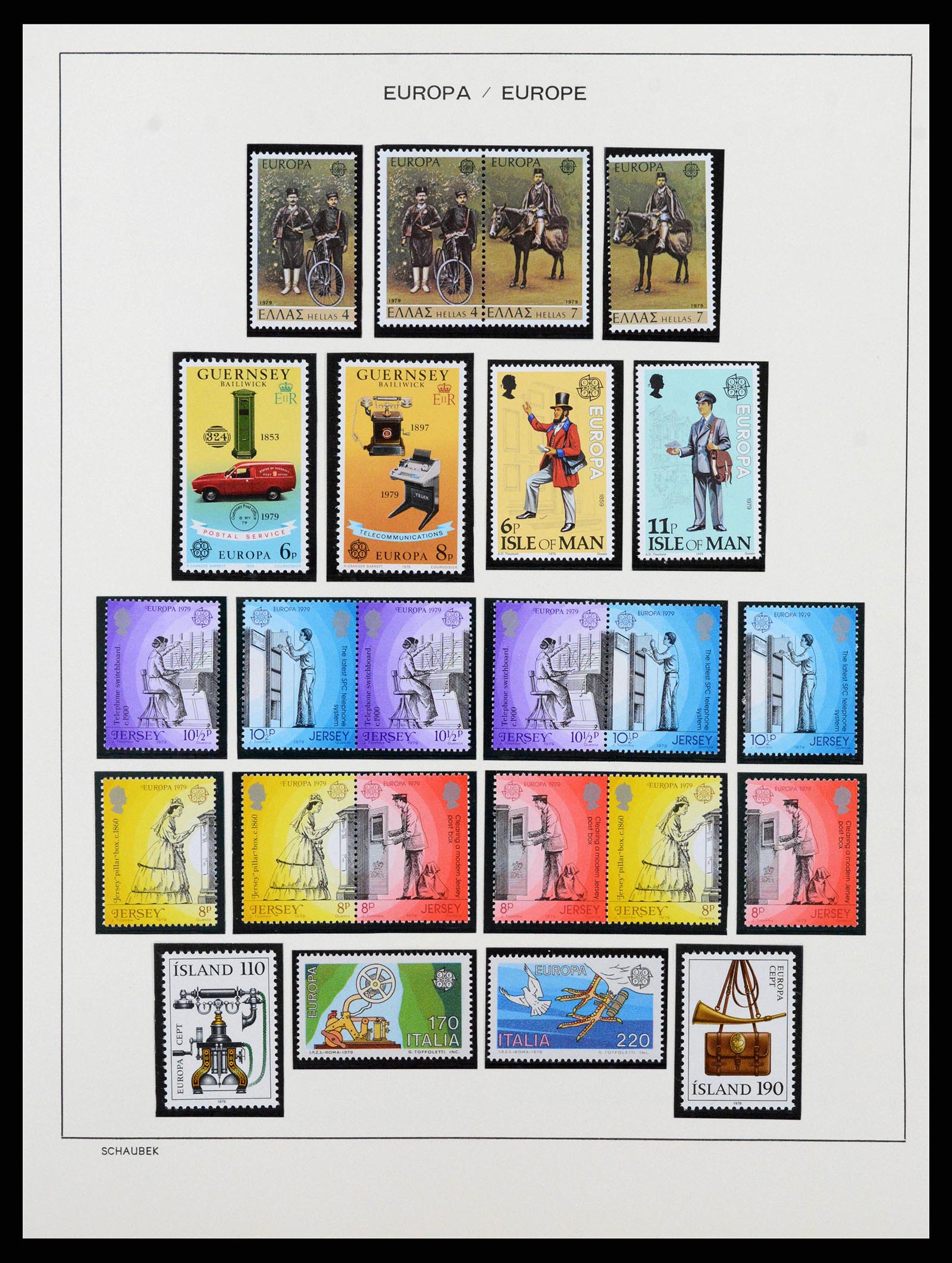 38206 0080 - Postzegelverzameling 38206 Europa CEPT 1956-2010.