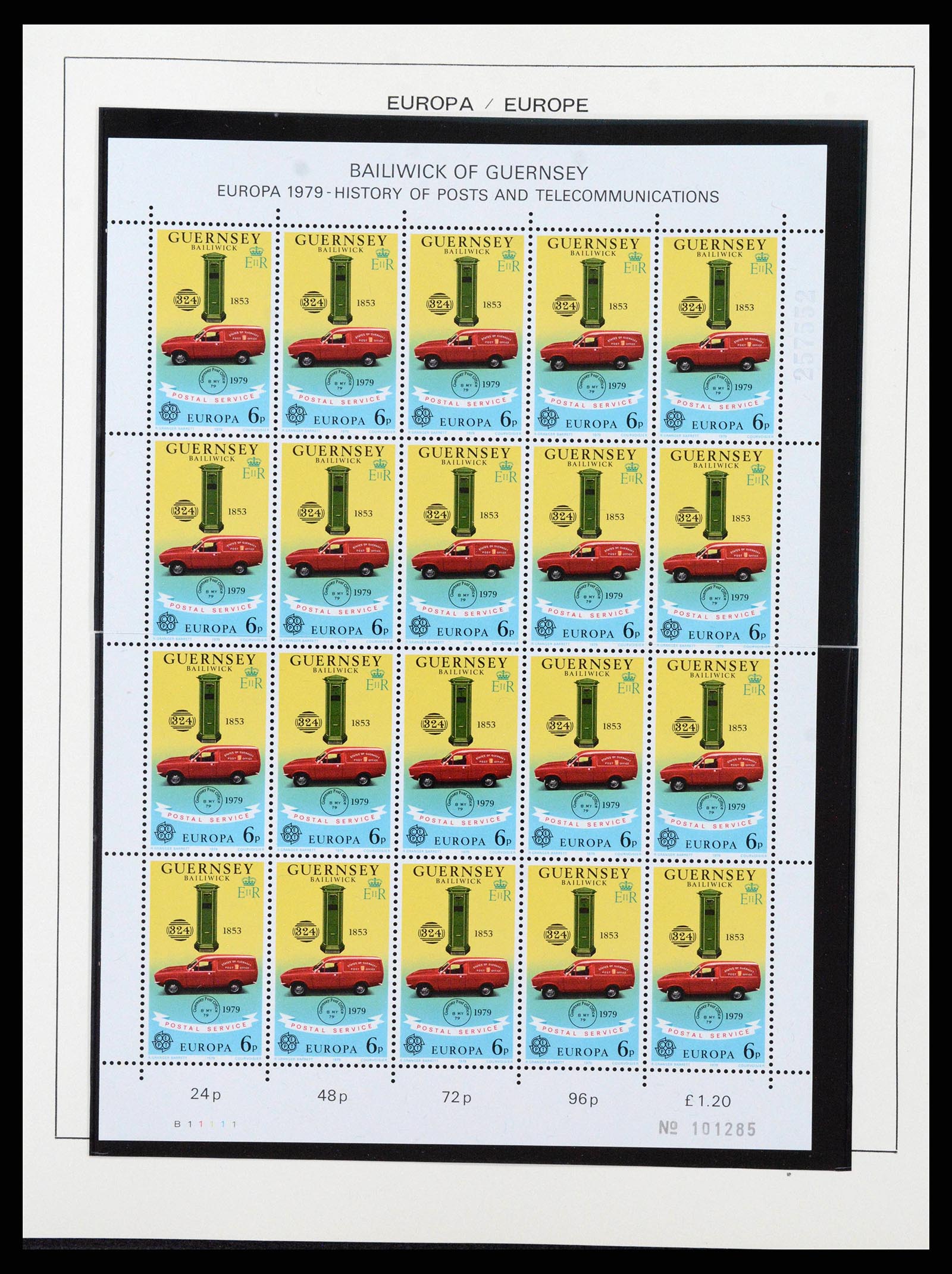 38206 0087 - Postzegelverzameling 38206 Europa CEPT 1956-2010.