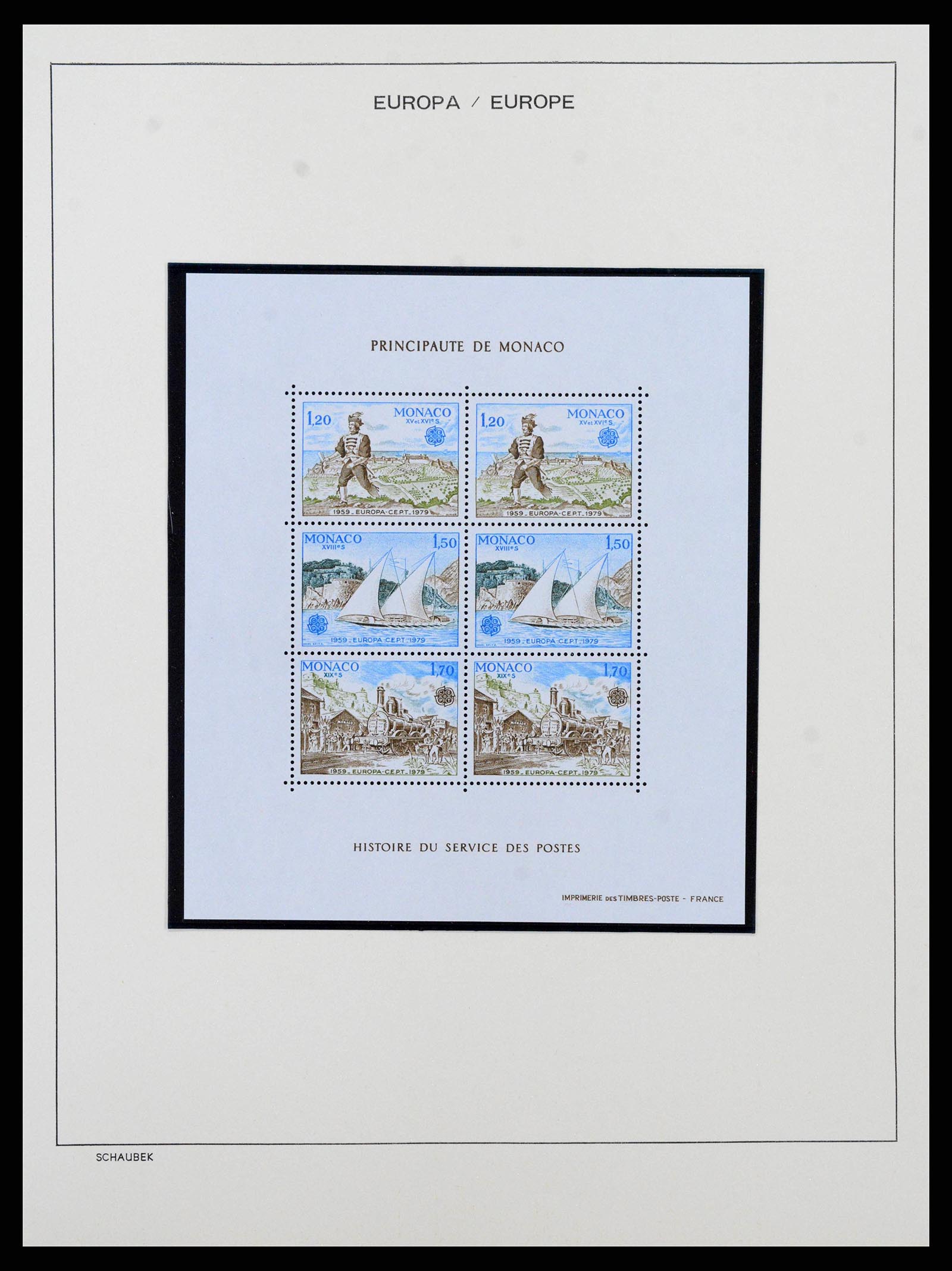 38206 0092 - Postzegelverzameling 38206 Europa CEPT 1956-2010.