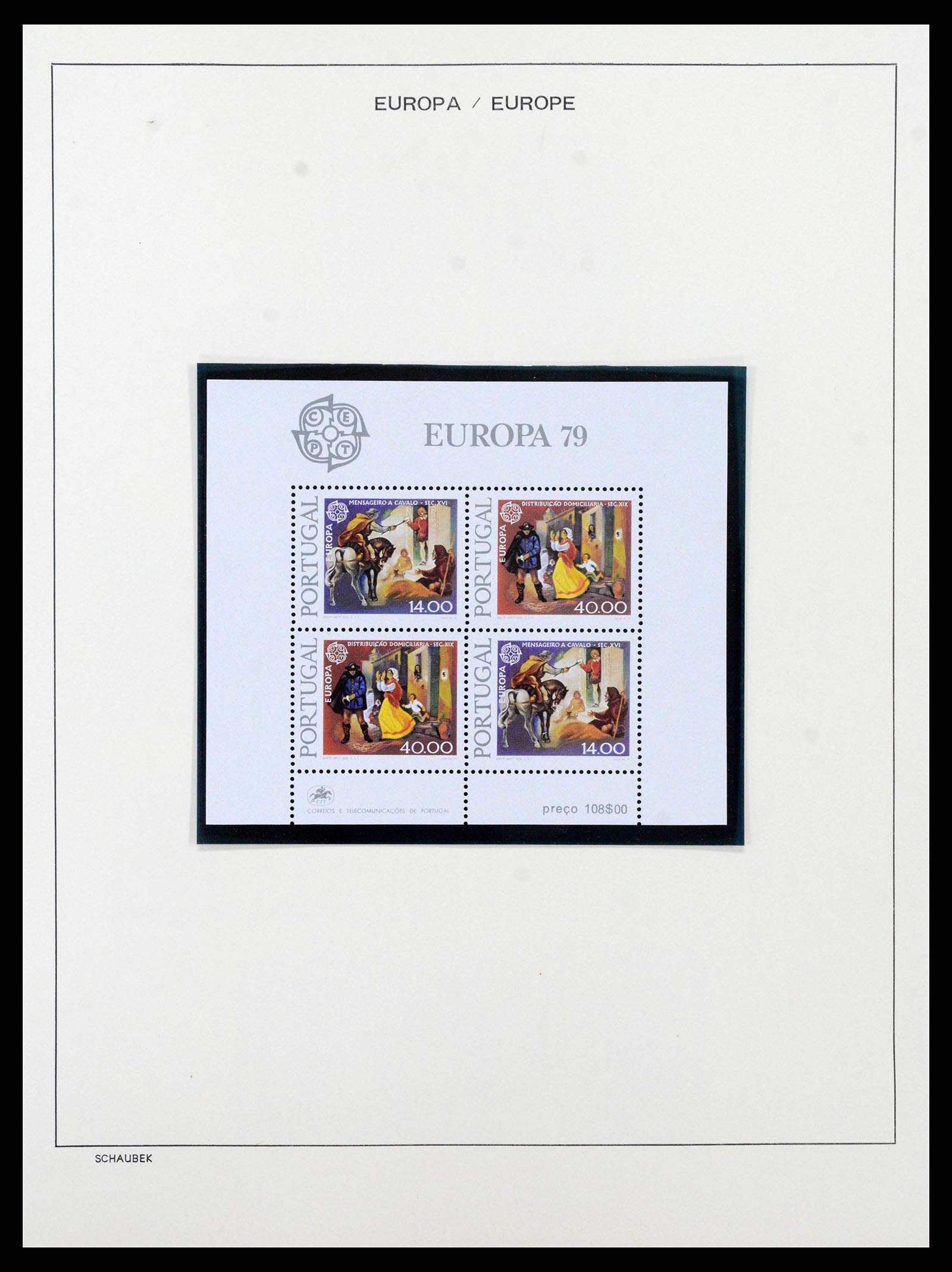 38206 0093 - Postzegelverzameling 38206 Europa CEPT 1956-2010.