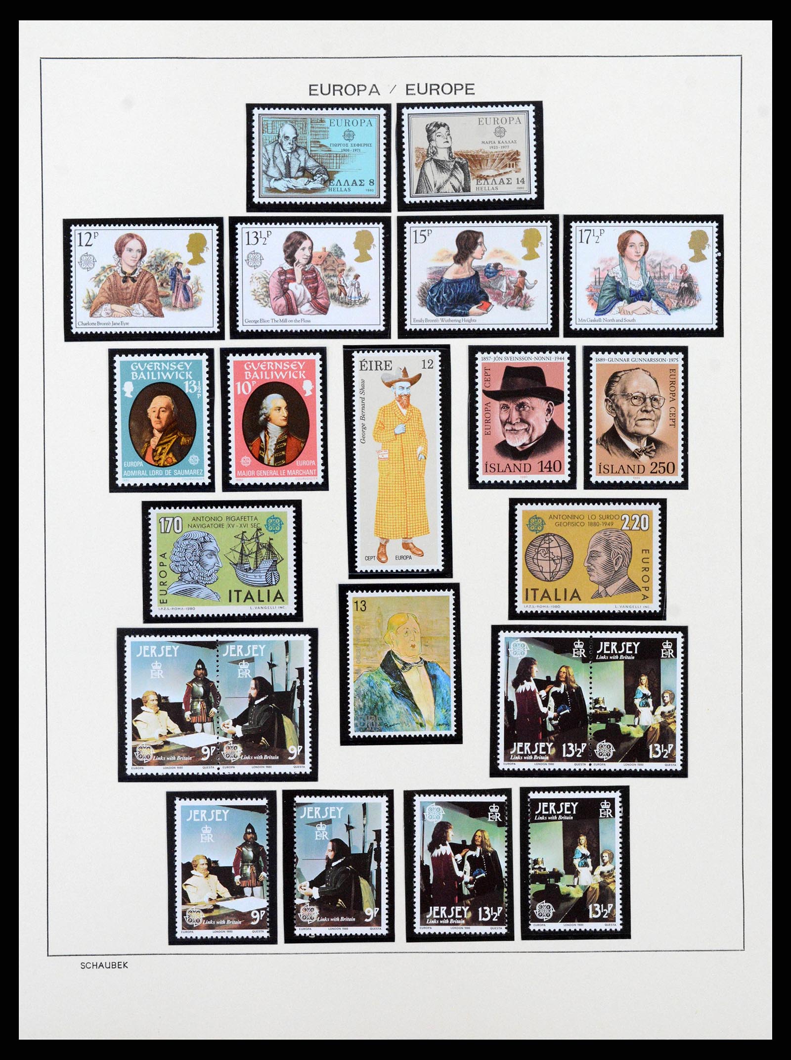 38206 0095 - Postzegelverzameling 38206 Europa CEPT 1956-2010.