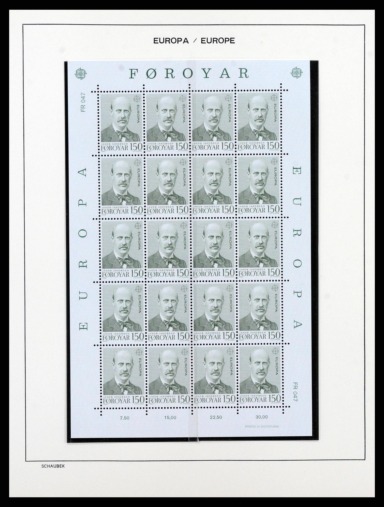 38206 0099 - Postzegelverzameling 38206 Europa CEPT 1956-2010.