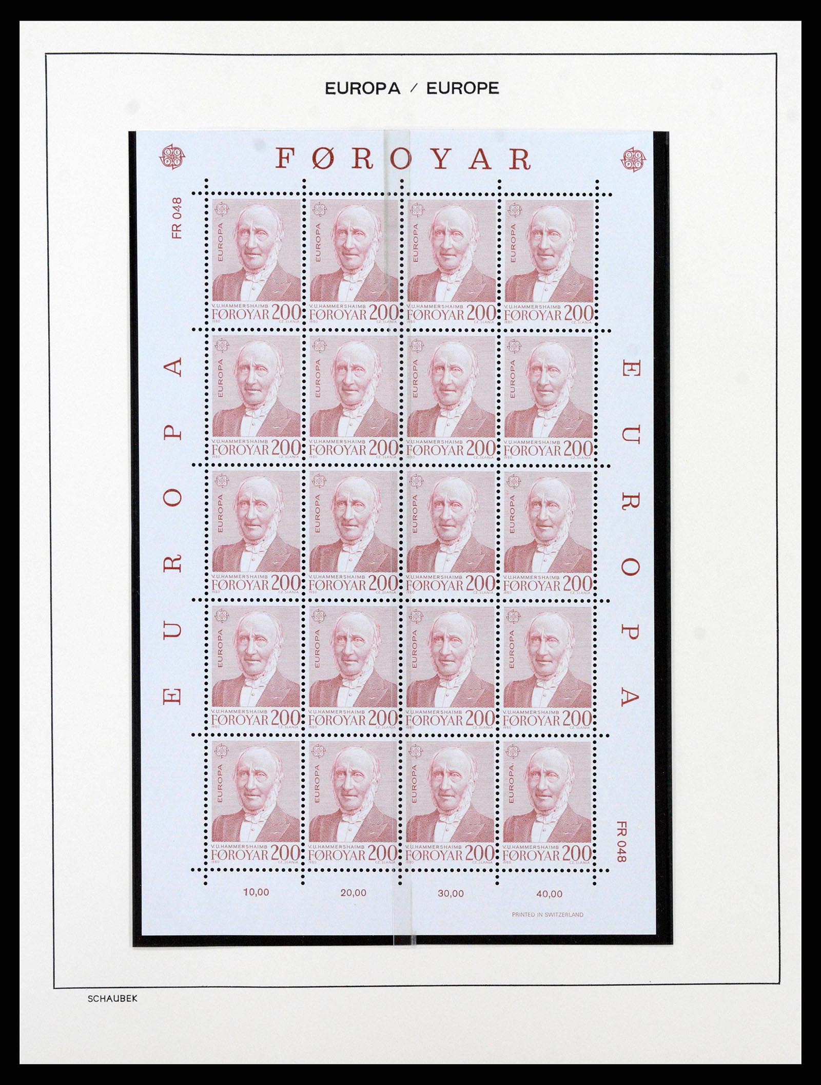 38206 0100 - Postzegelverzameling 38206 Europa CEPT 1956-2010.