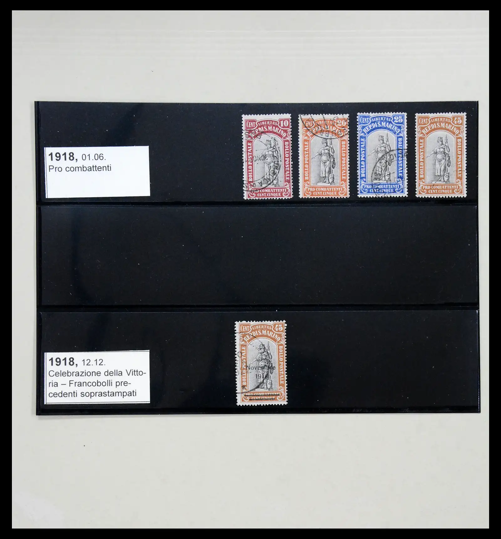 38208 0012 - Stamp collection 38208 San Marino 1877-2002.