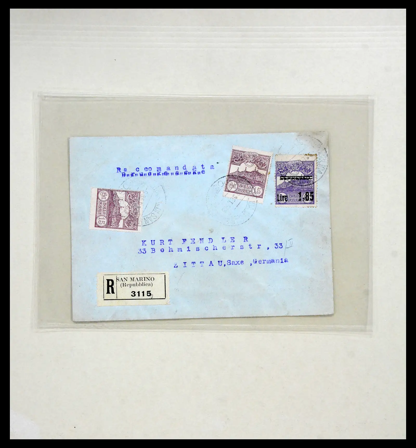 38208 0020 - Stamp collection 38208 San Marino 1877-2002.
