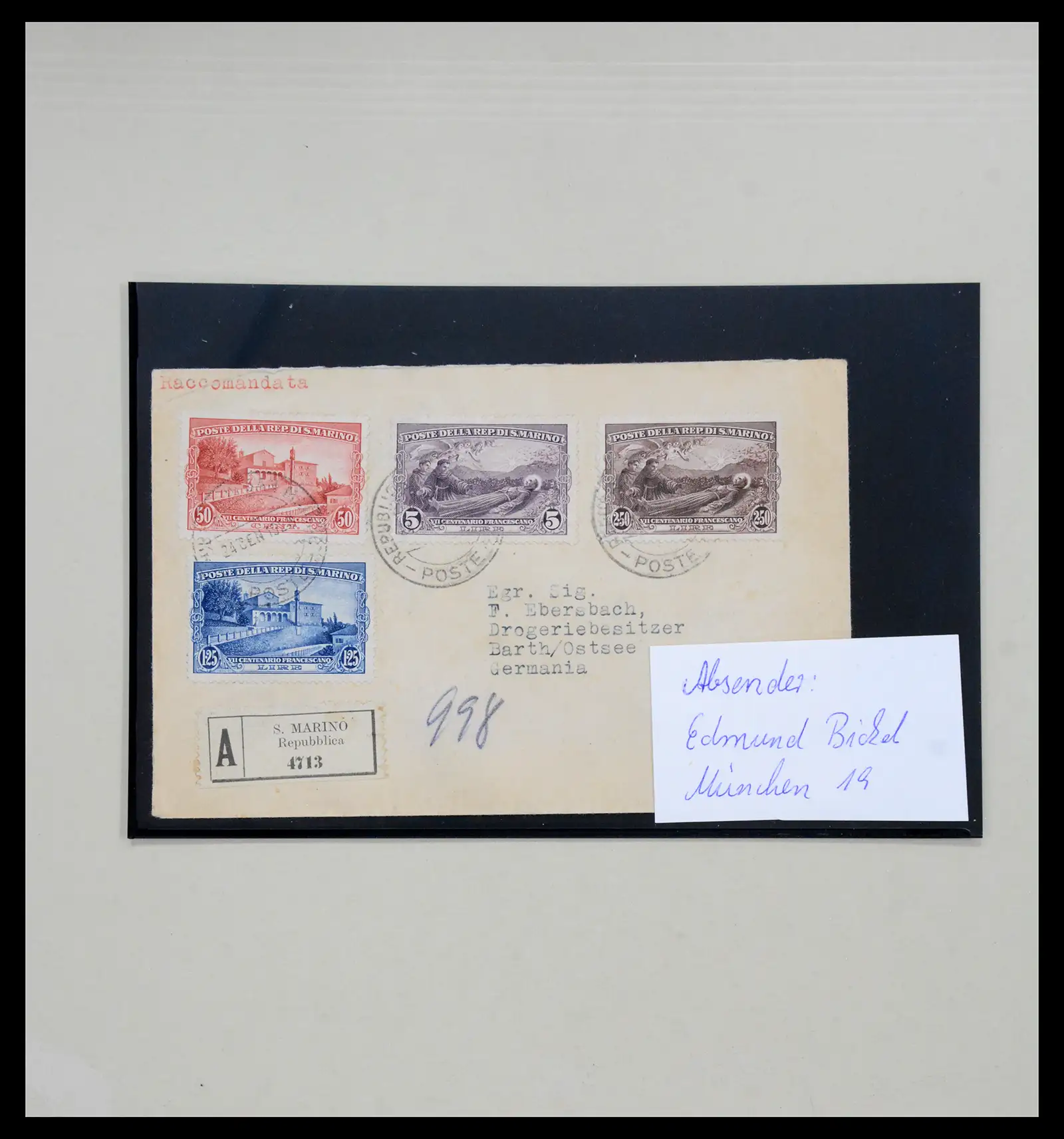 38208 0024 - Postzegelverzameling 38208 San Marino 1877-2002.